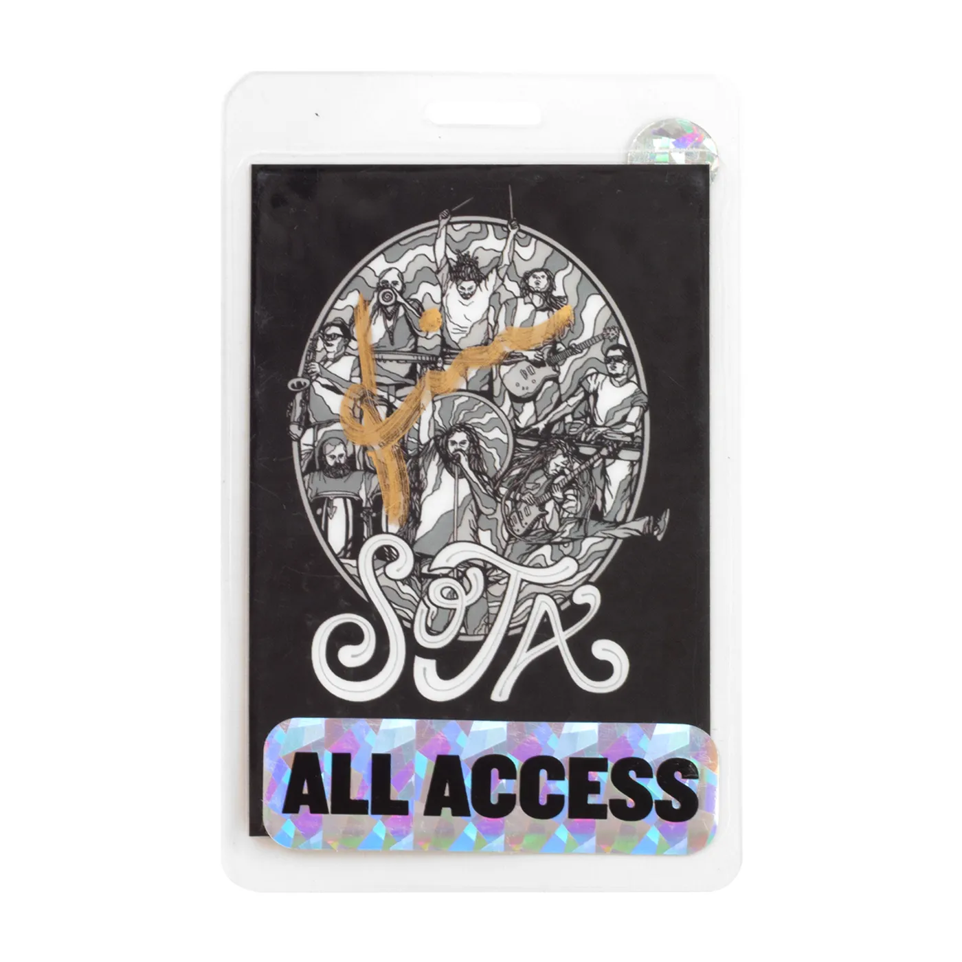 Autographed - SOJA Collage Tour Laminated (Signed by Jacob Hemphill)