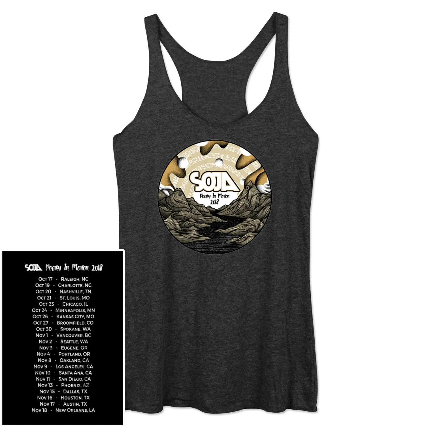 SOJA Poetry In Motion Fall 2018 Tour Tank