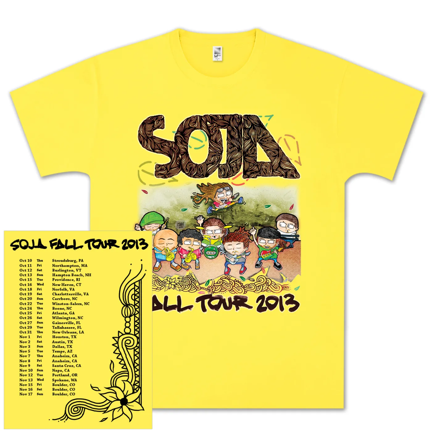 SOJA - Fall Tour 2013 T-Shirt
