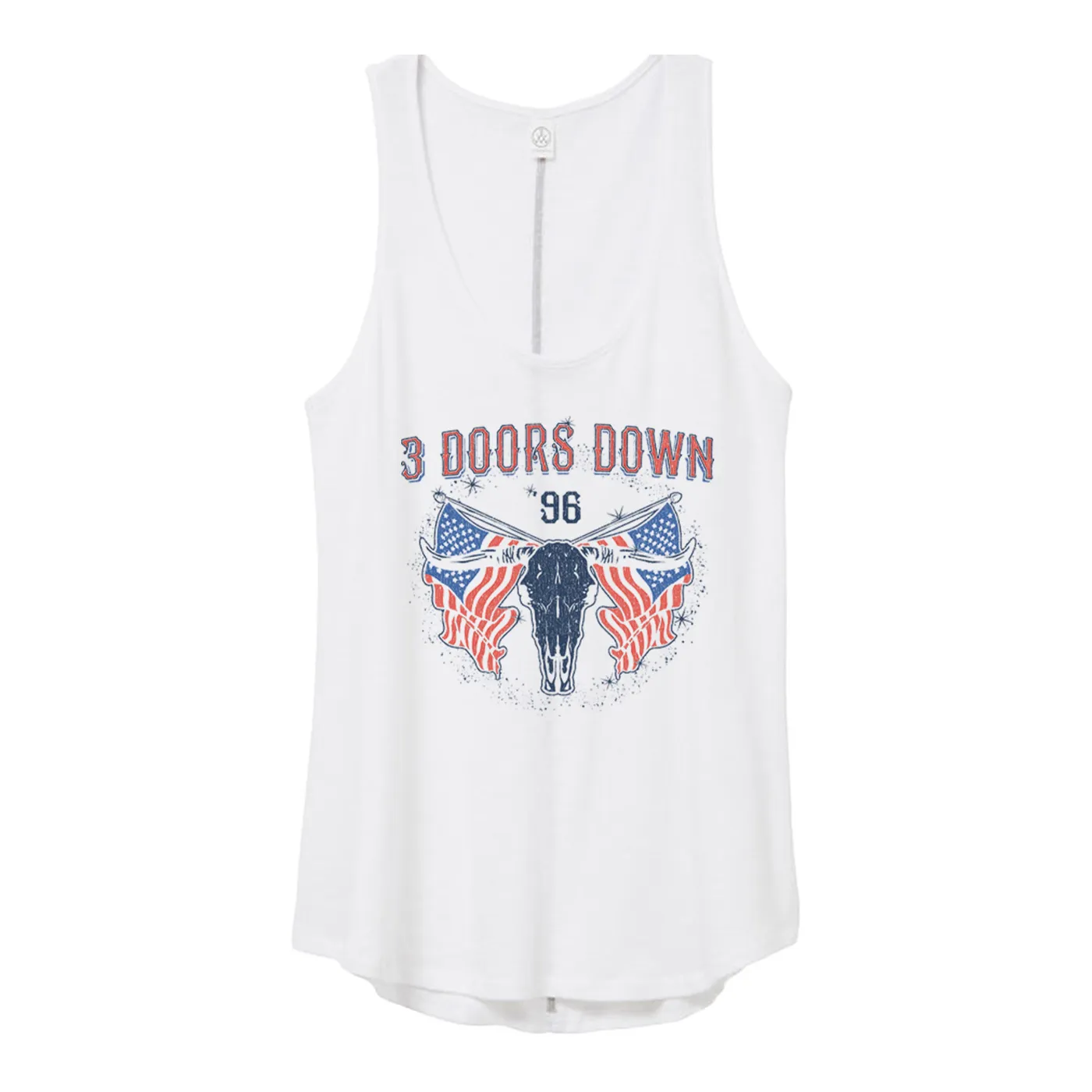 3 Doors Down Women's Cattle Skull Tank