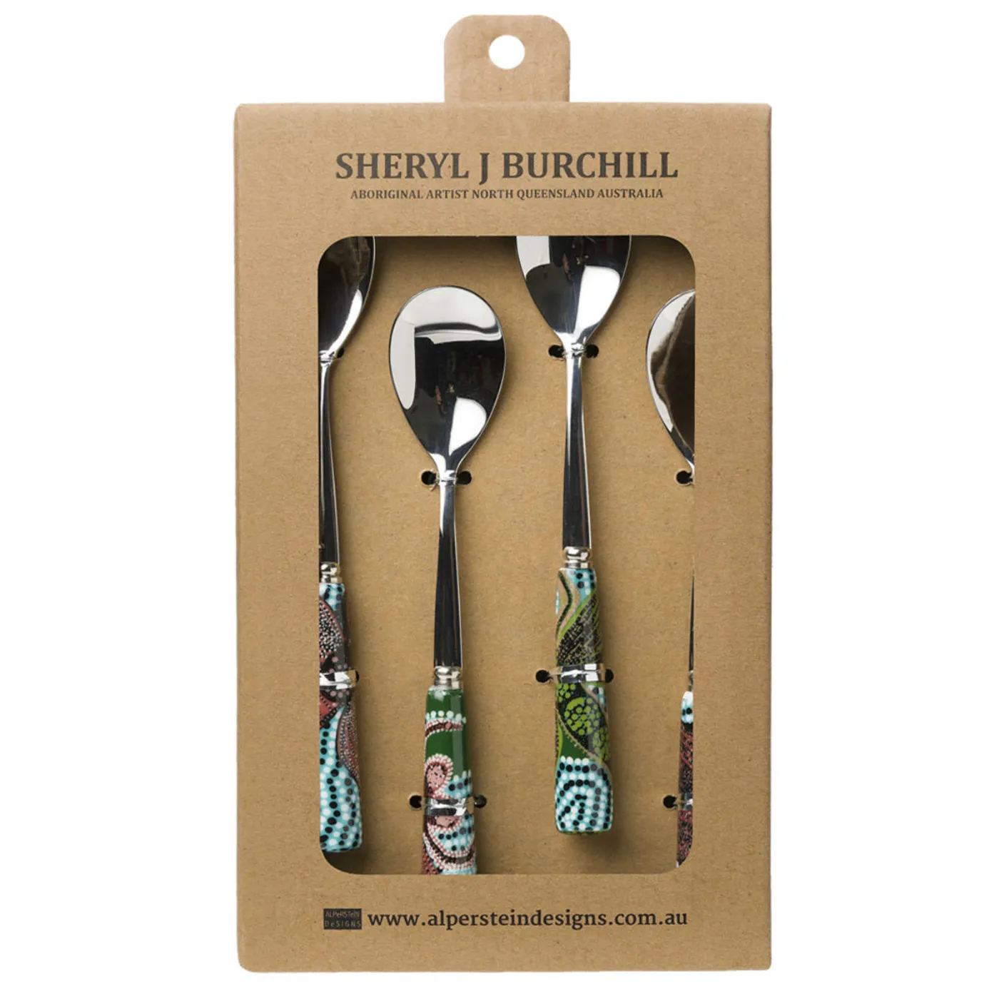 Yo-Yo Ma Alperstein Designs -- Australia: Rainforest Tea Spoon Set
