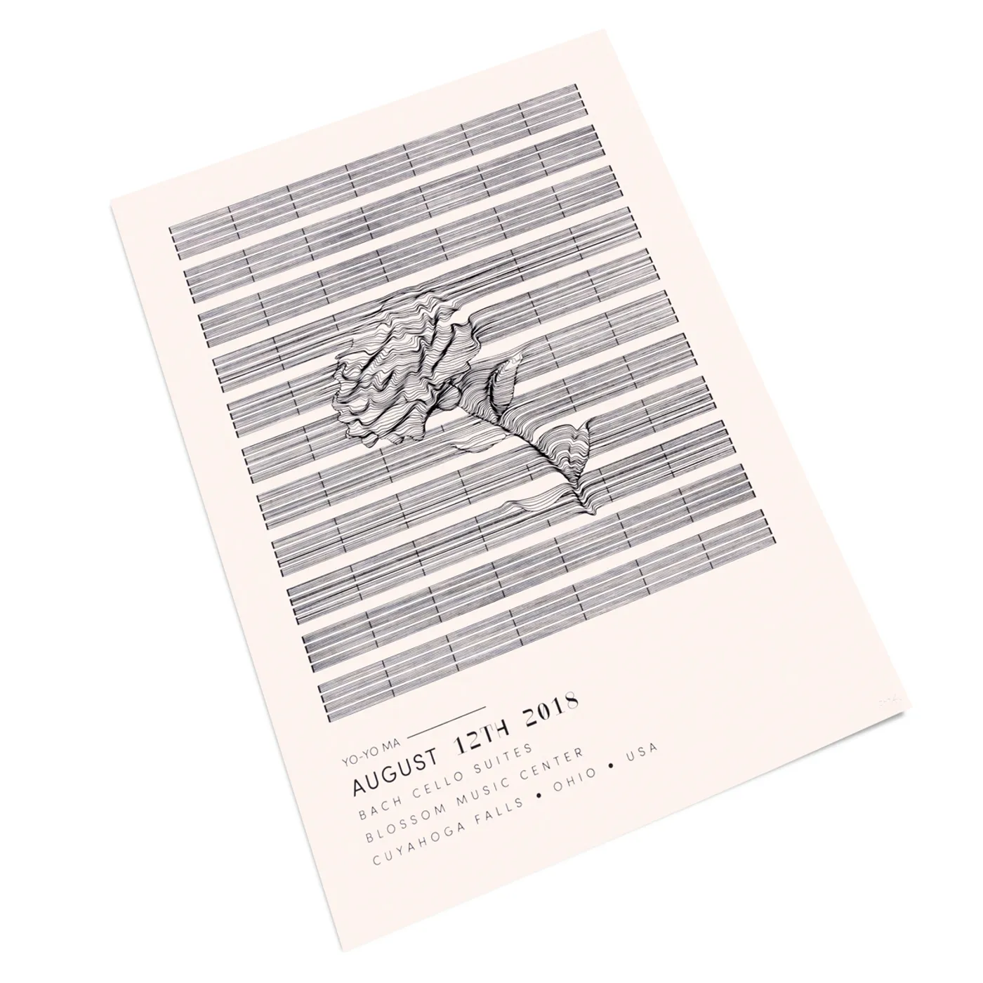 Yo-Yo Ma Blossom Music Center 2018 Poster