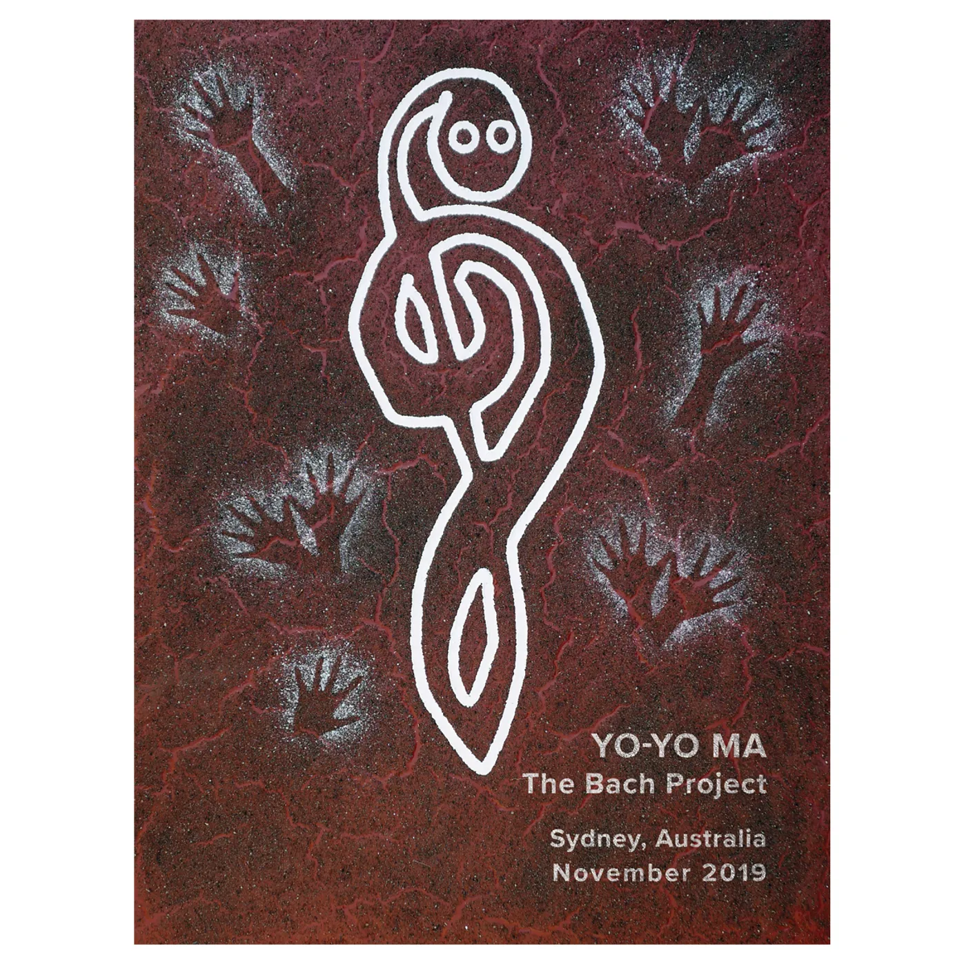 Yo-Yo Ma Poster by Blak Douglas: Bach Project in Sydney, Australia