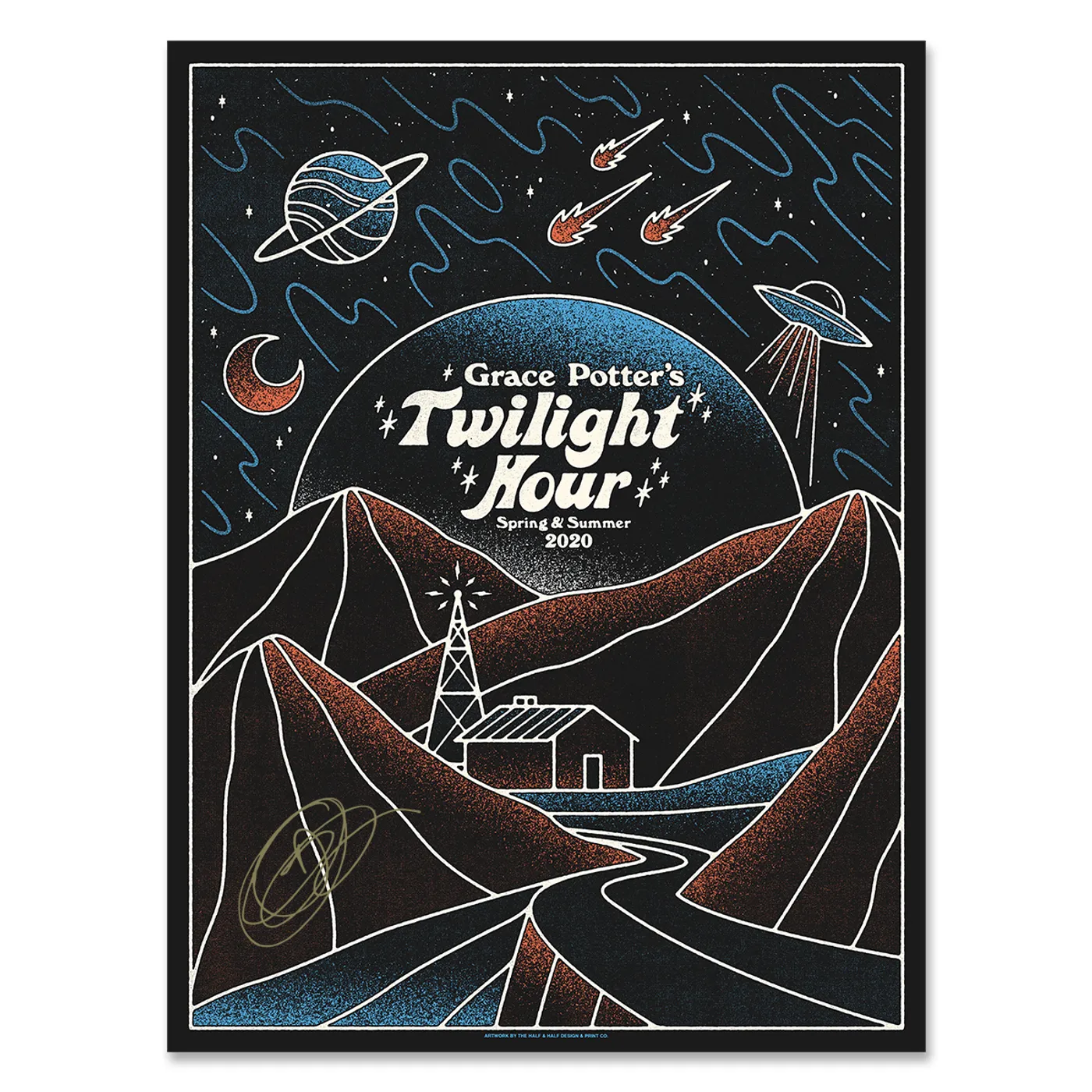Grace Potter’s Monday Night Twilight Hour Poster - signed by Grace