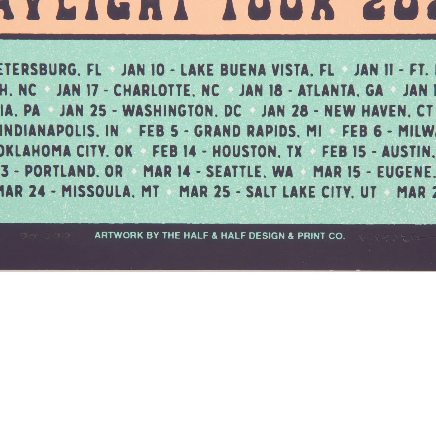 Grace Potter Daylight Tour Poster - Blue