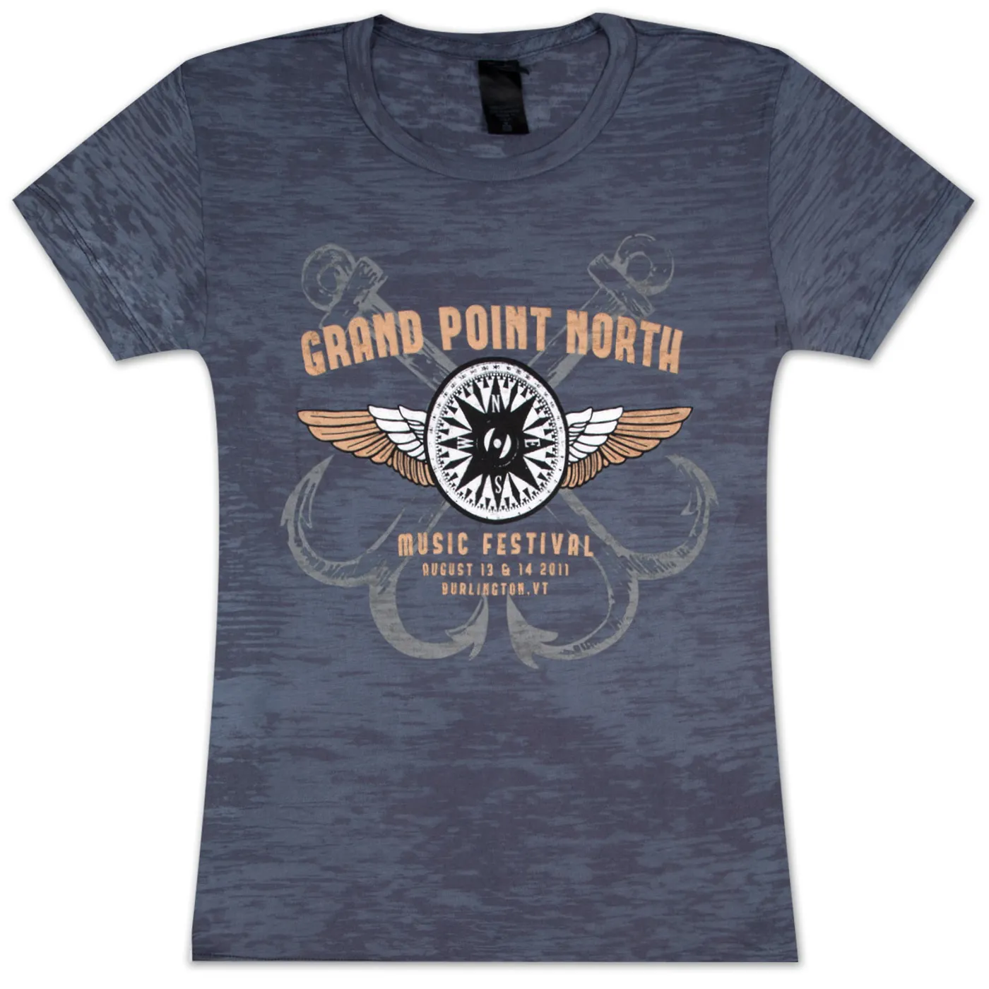 Grace Potter & The Nocturnals Grand Point North Festival Women's Burnout T-Shirt