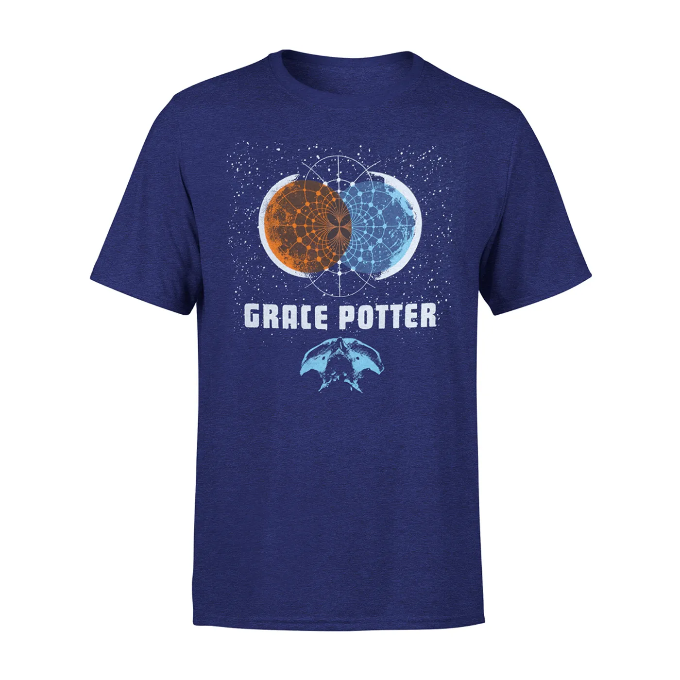 Grace Potter Men's Blue 2016 Tour Tee with Back Print