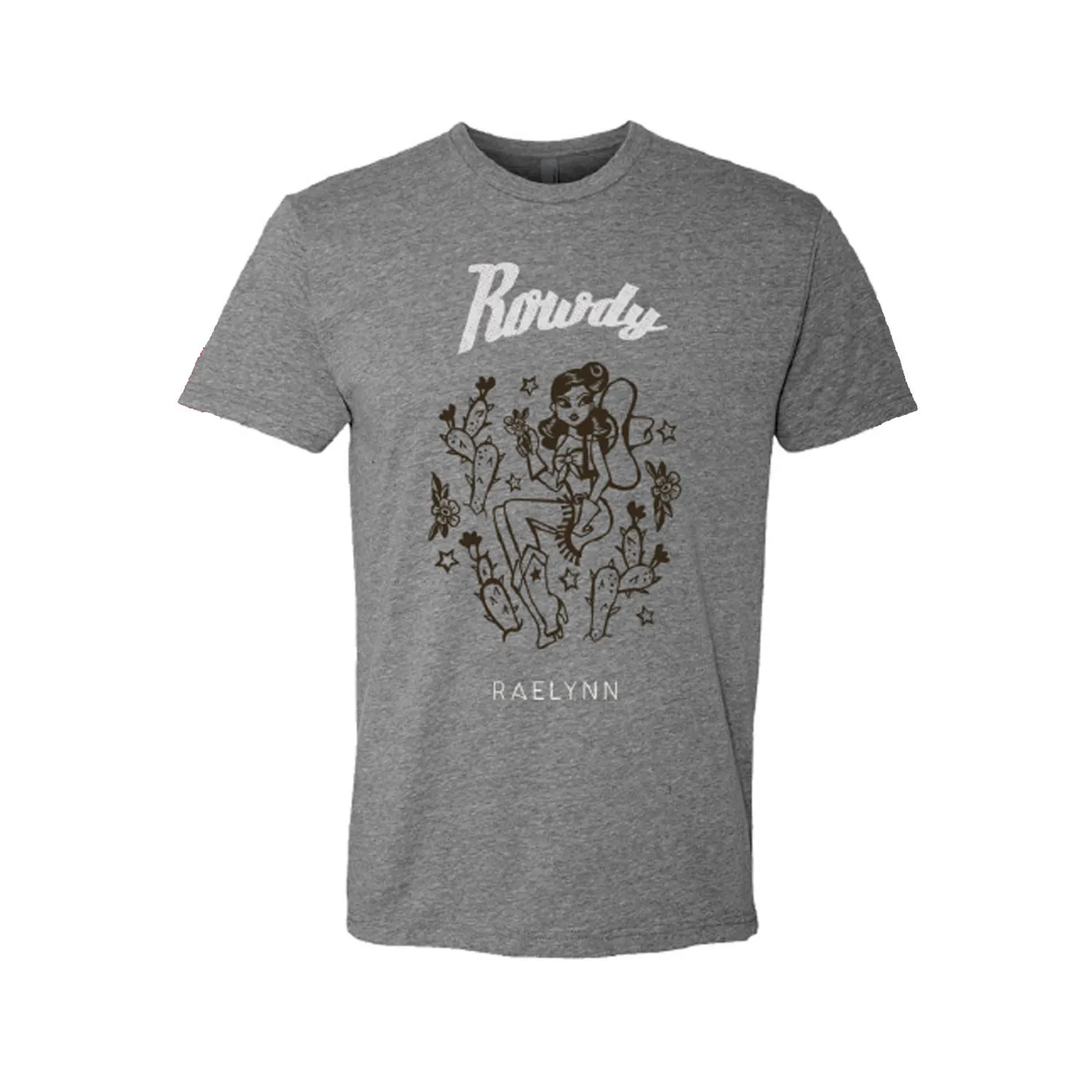 RaeLynn Rowdy Tee - Deep Heather