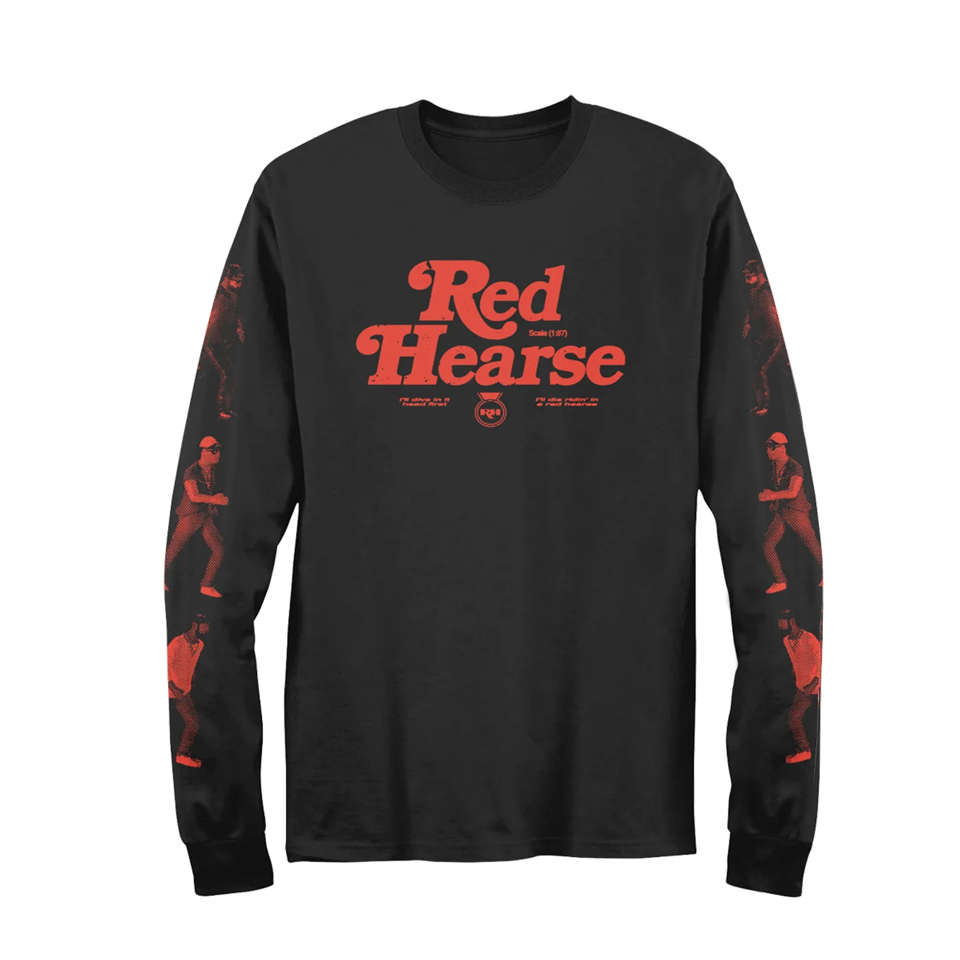 Red Hearse Figures Long Sleeve