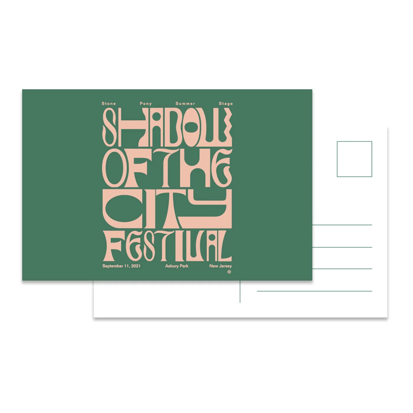 Bleachers Shadow Of The City Festival 2021 Postcard