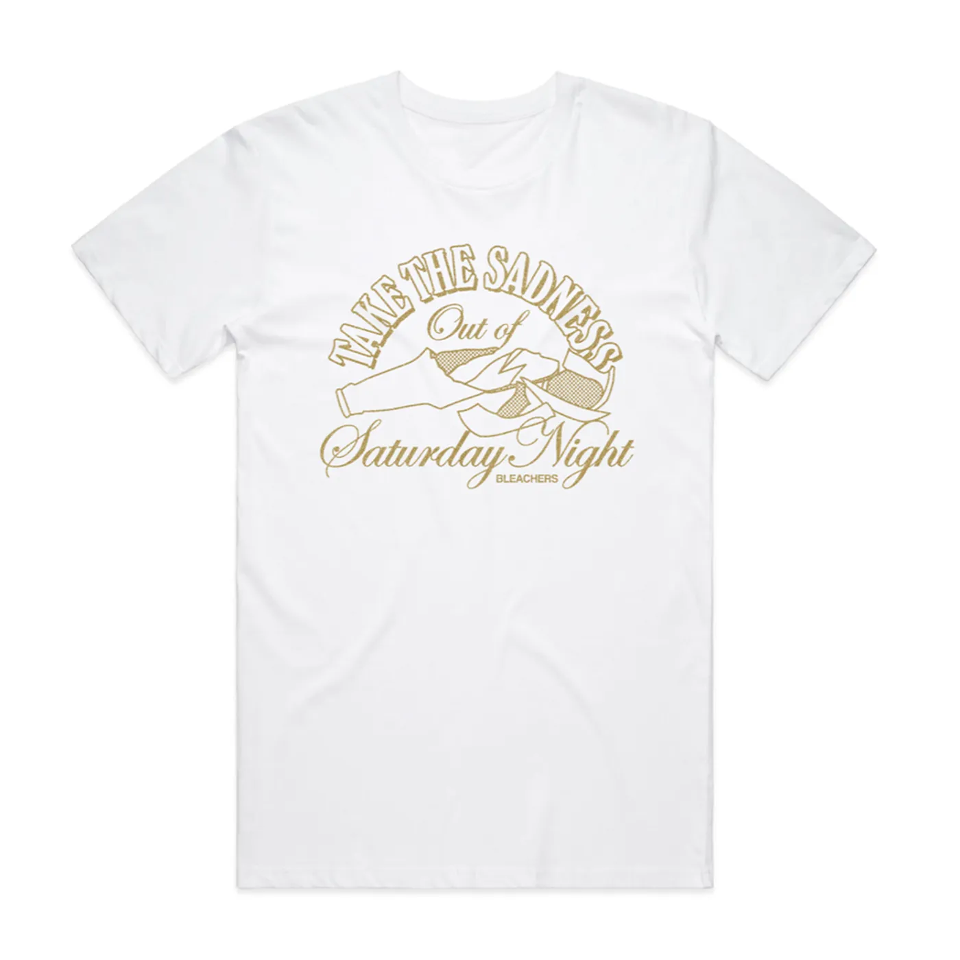 Bleachers Take the Sadness Out of Saturday Night White Shirt