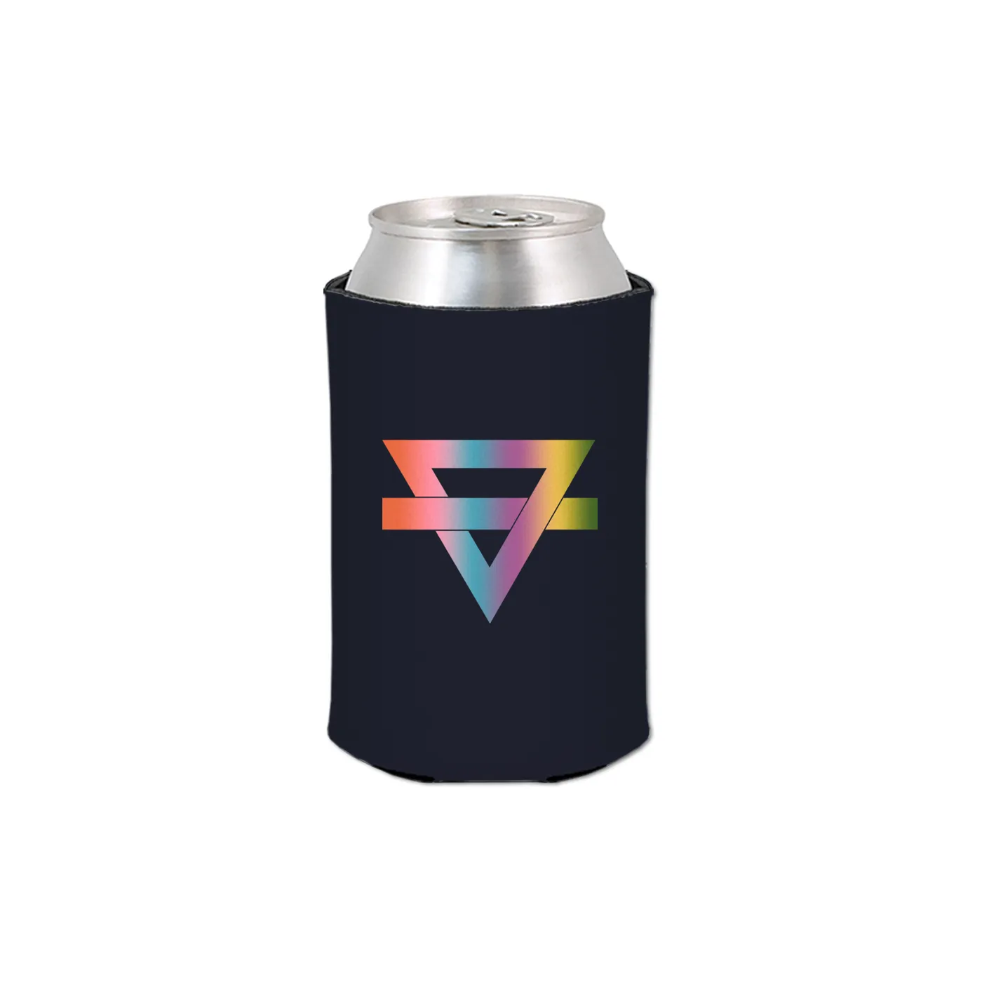 Rainbow Kitten Surprise RKS Rainbow Triangle Can Cooler
