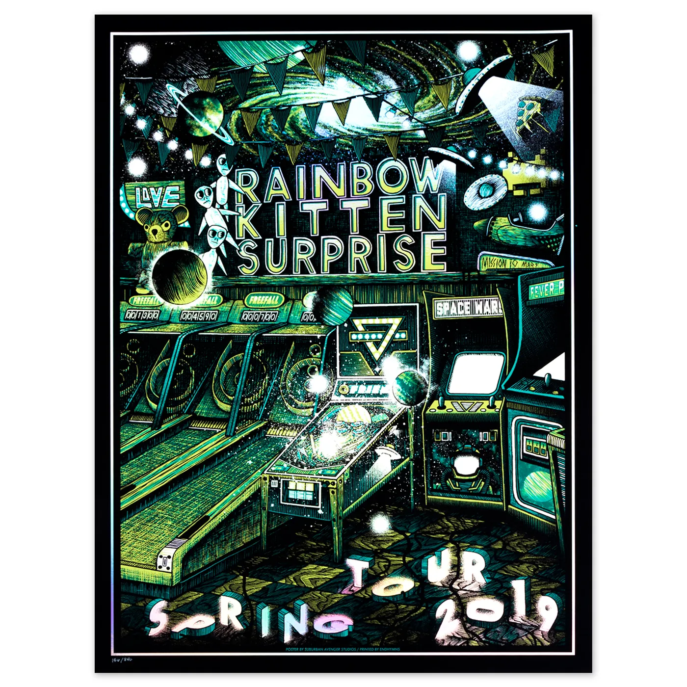 Rainbow Kitten Surprise 2019 Tour Poster