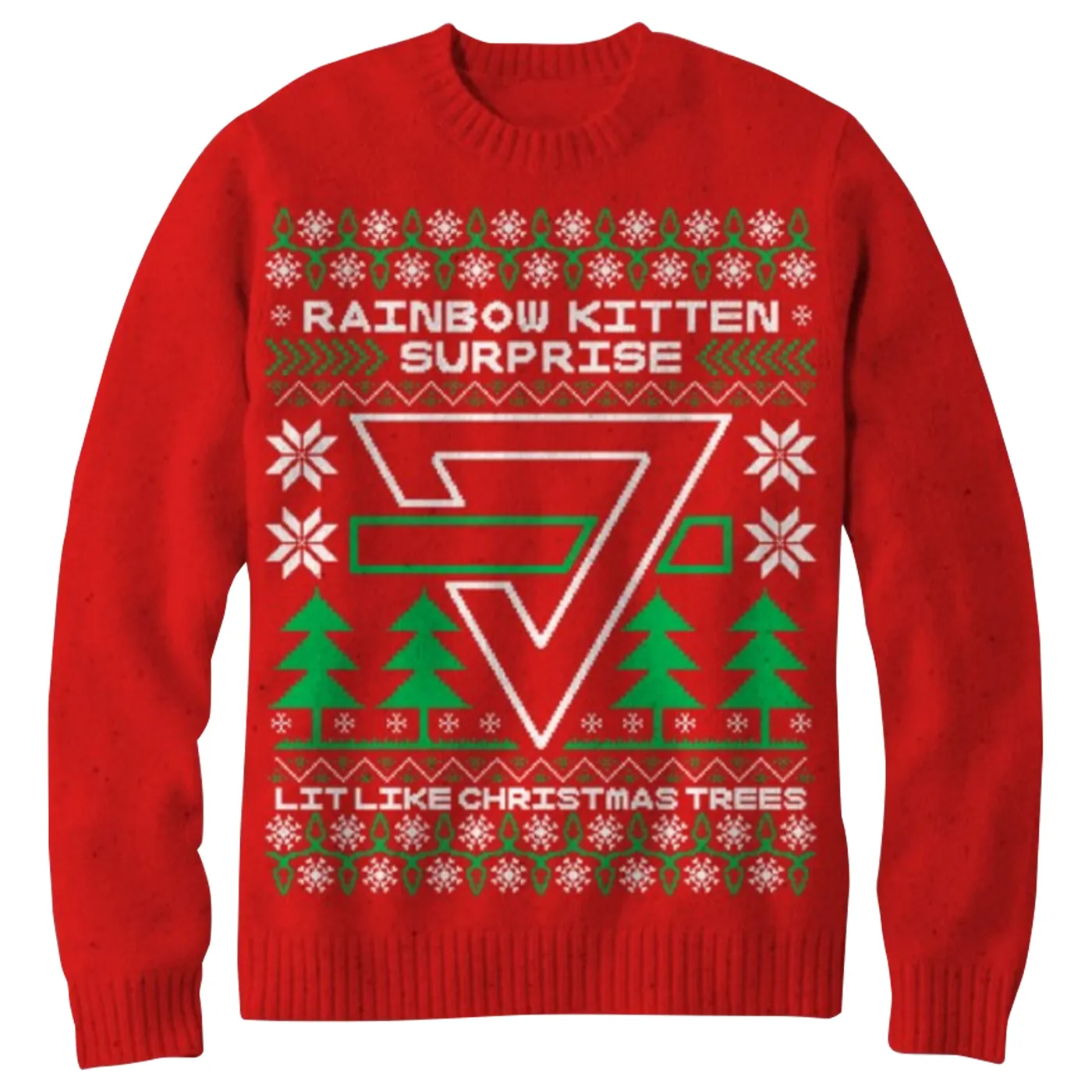 Rainbow Kitten Surprise Sweater