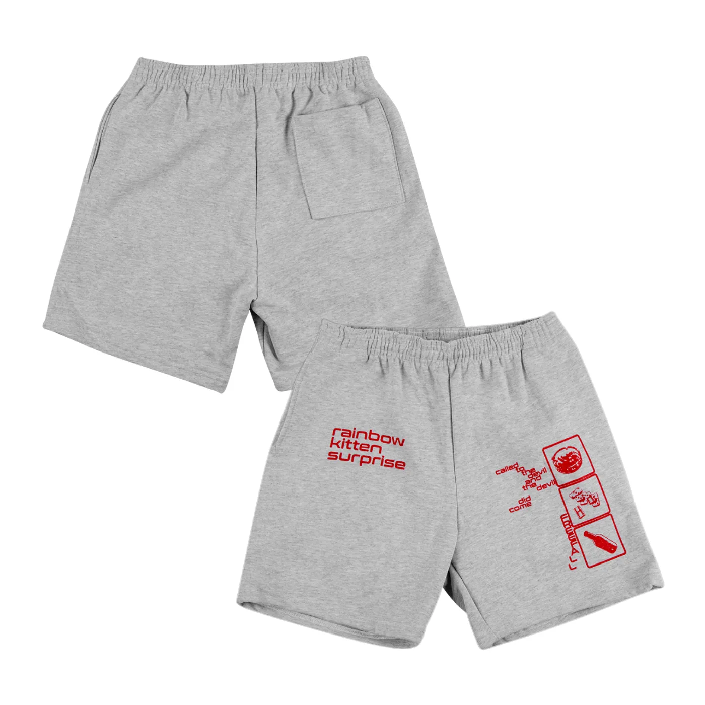 Rainbow Kitten Surprise Freefall Shorts (Ash)