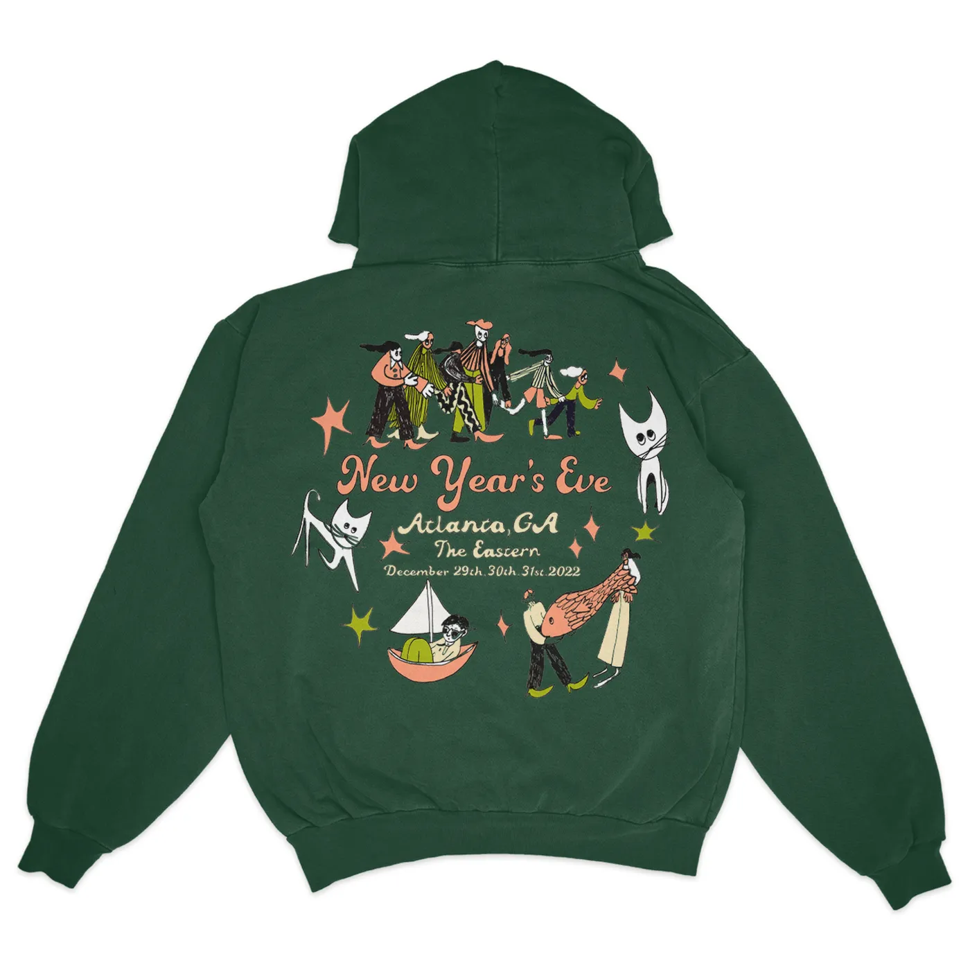 Rainbow Kitten Surprise The Eastern (Atlanta) NYE Event Hoodie
