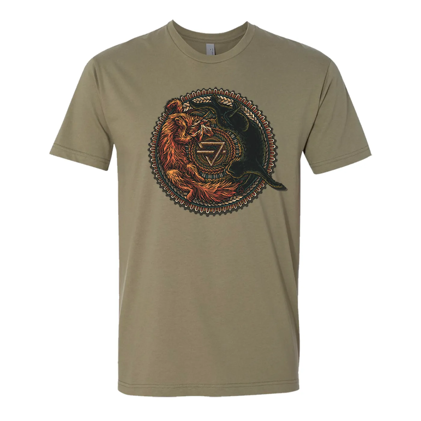 Rainbow Kitten Surprise Cat Stretch Tour Tee