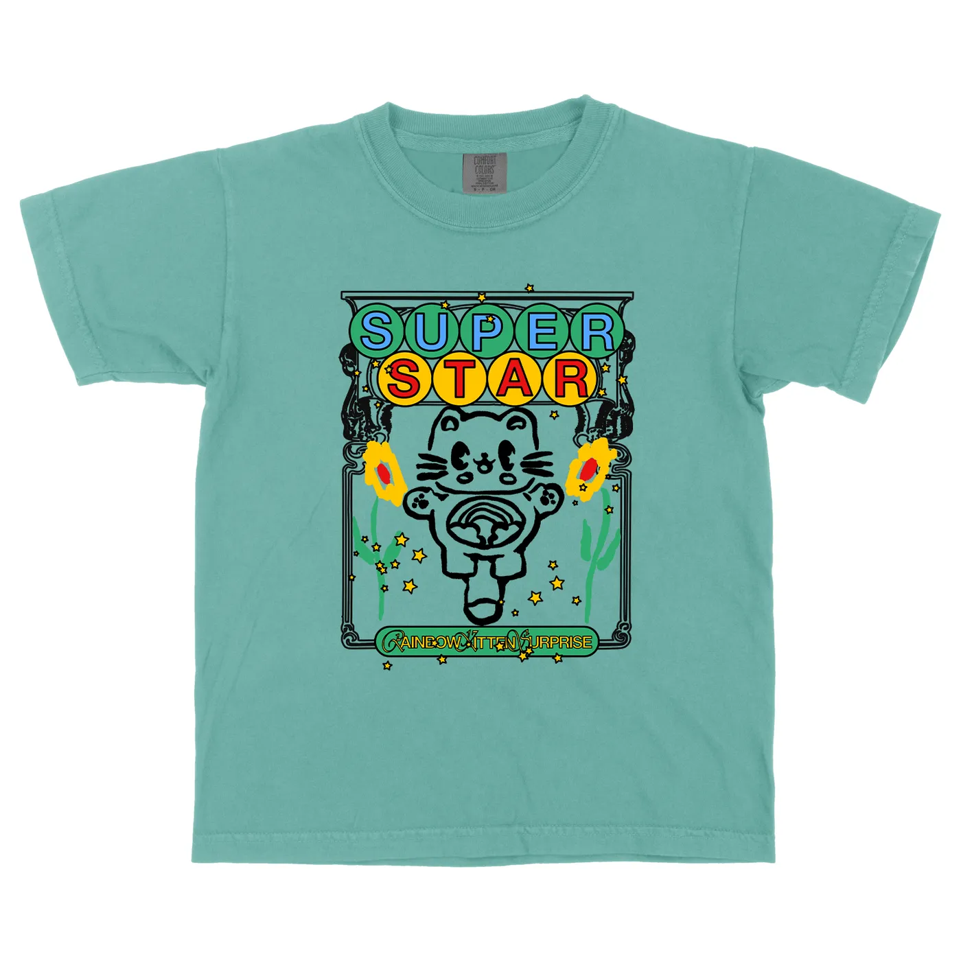 Rainbow Kitten Surprise Youth Tee - Star Kitten