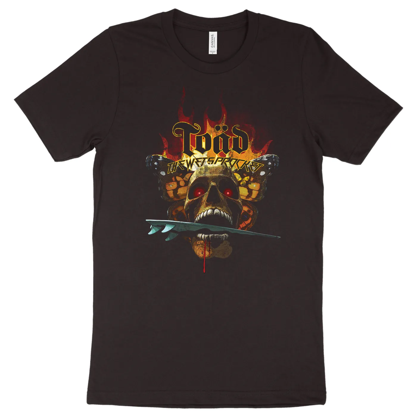 Toad The Wet Sprocket Surf Skull Vintage Reissue Tee
