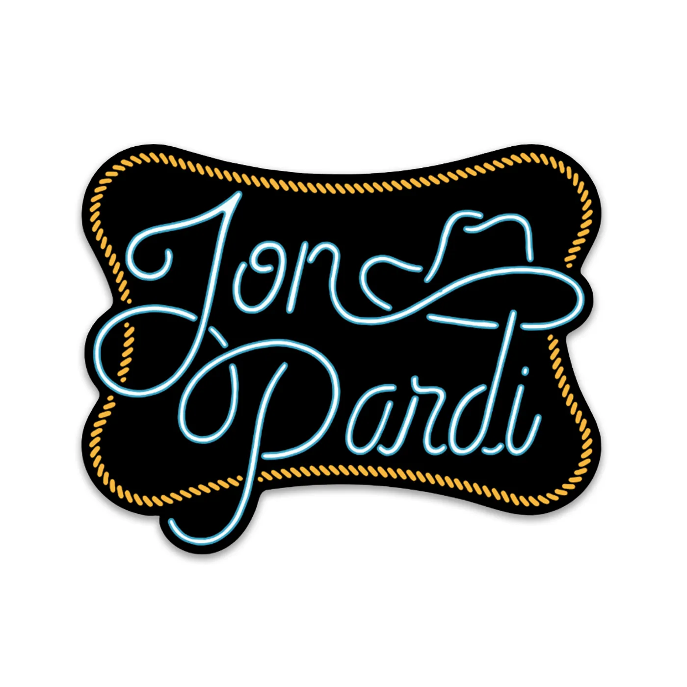 Jon Pardi Lasso Sticker
