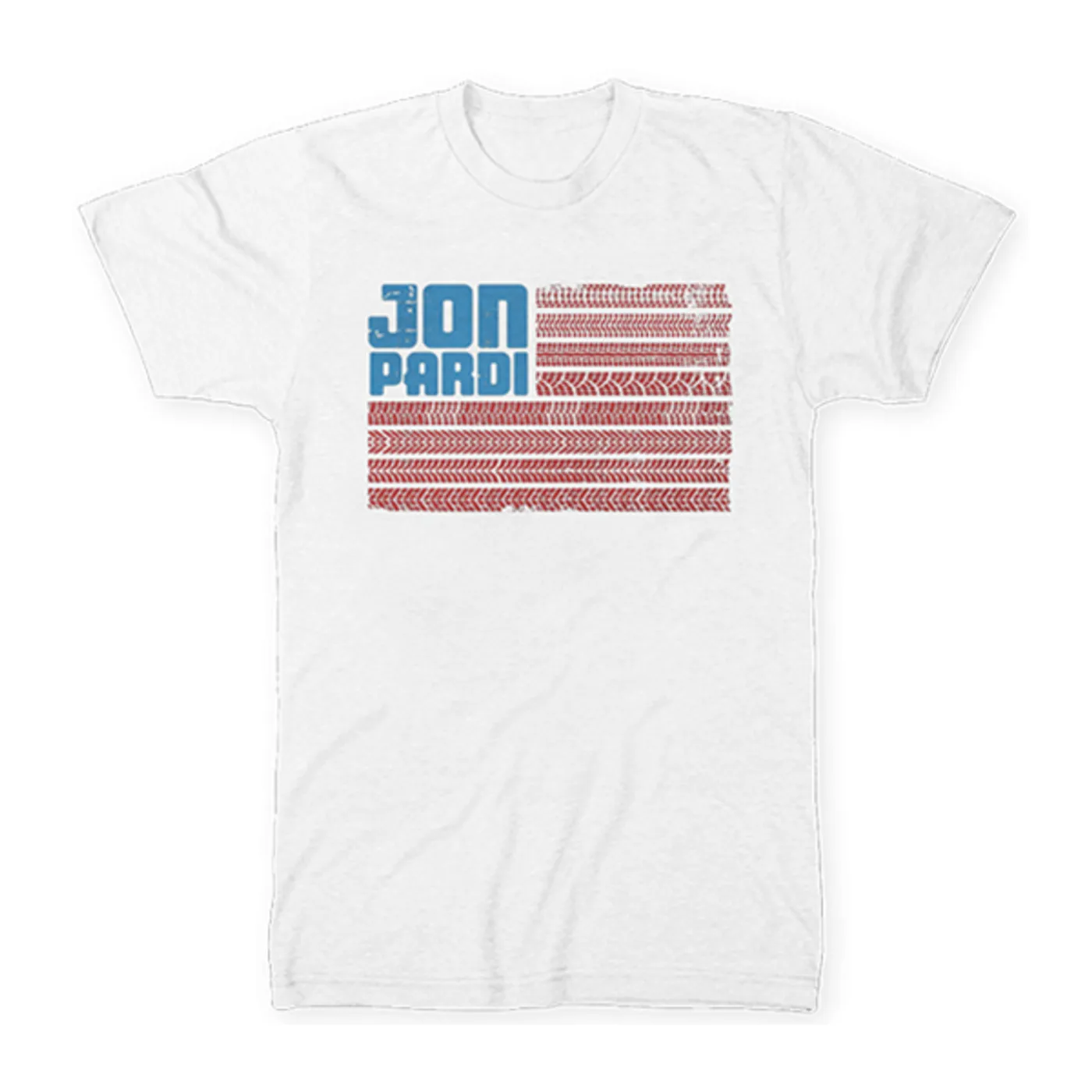 Jon Pardi Tire Tread T-Shirt - White
