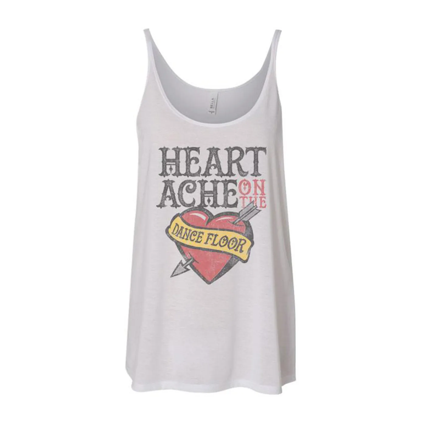 Jon Pardi Women's Heartache Tank - White