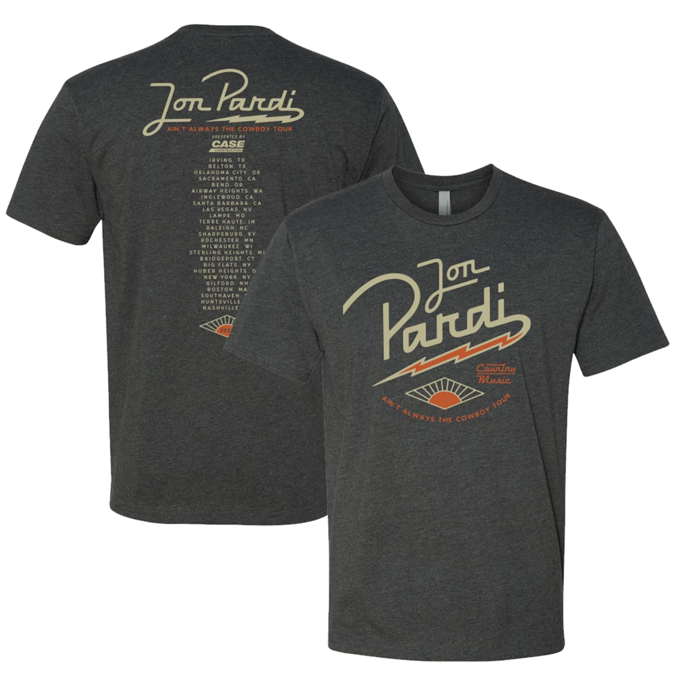 Jon Pardi Ain't Always The Cowboy Tour Shirt