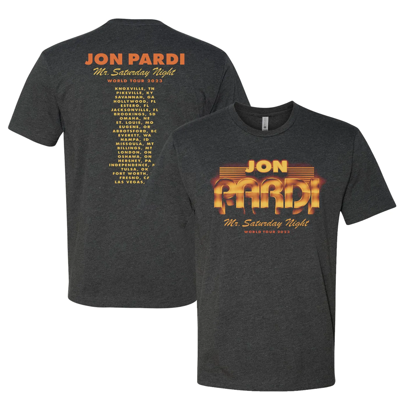 Jon Pardi Mr. Saturday Night World Tour Tee