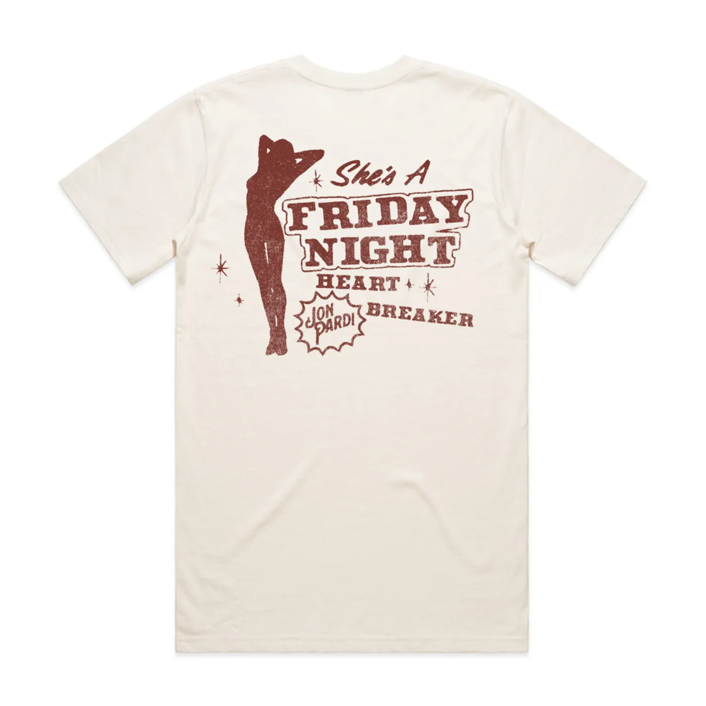 Jon Pardi Friday Night Heartbreaker Tee - Ivory