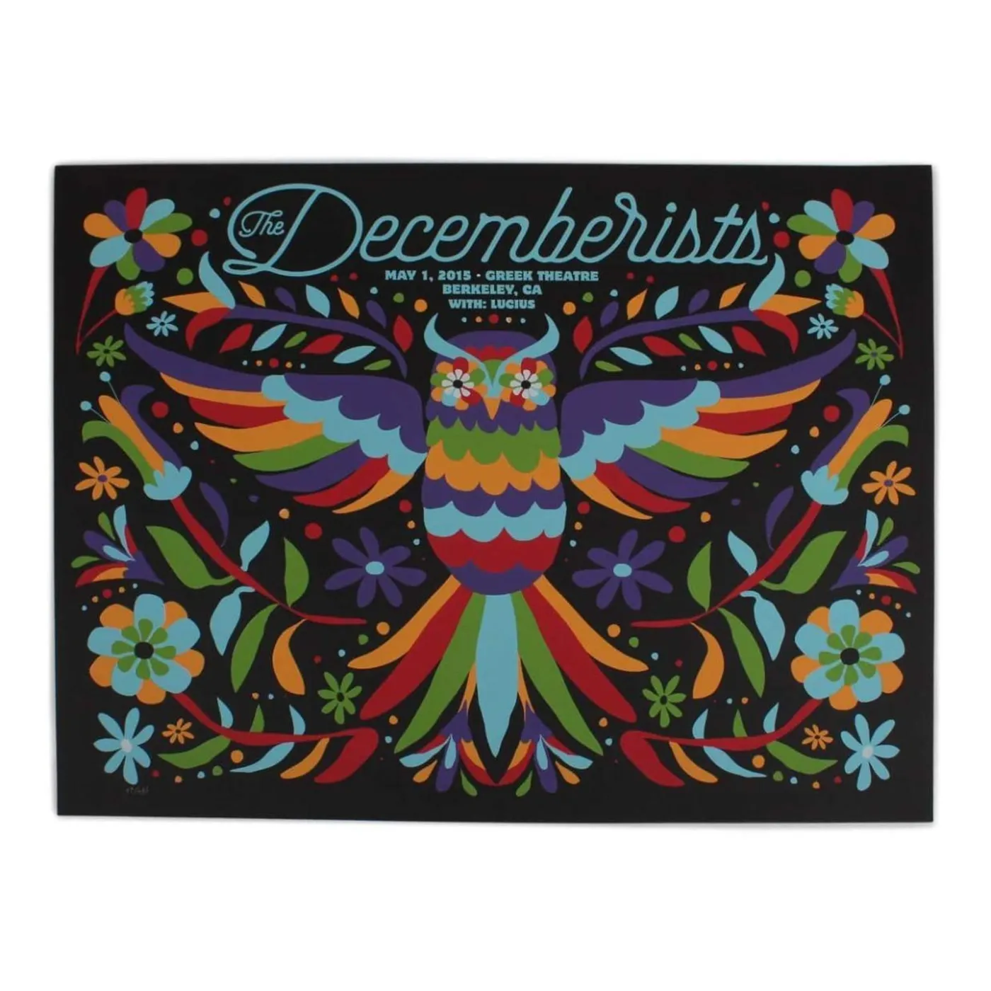 The Decemberists at The Greek Theatre in Berkley 2015 Poster - 18" x 24"