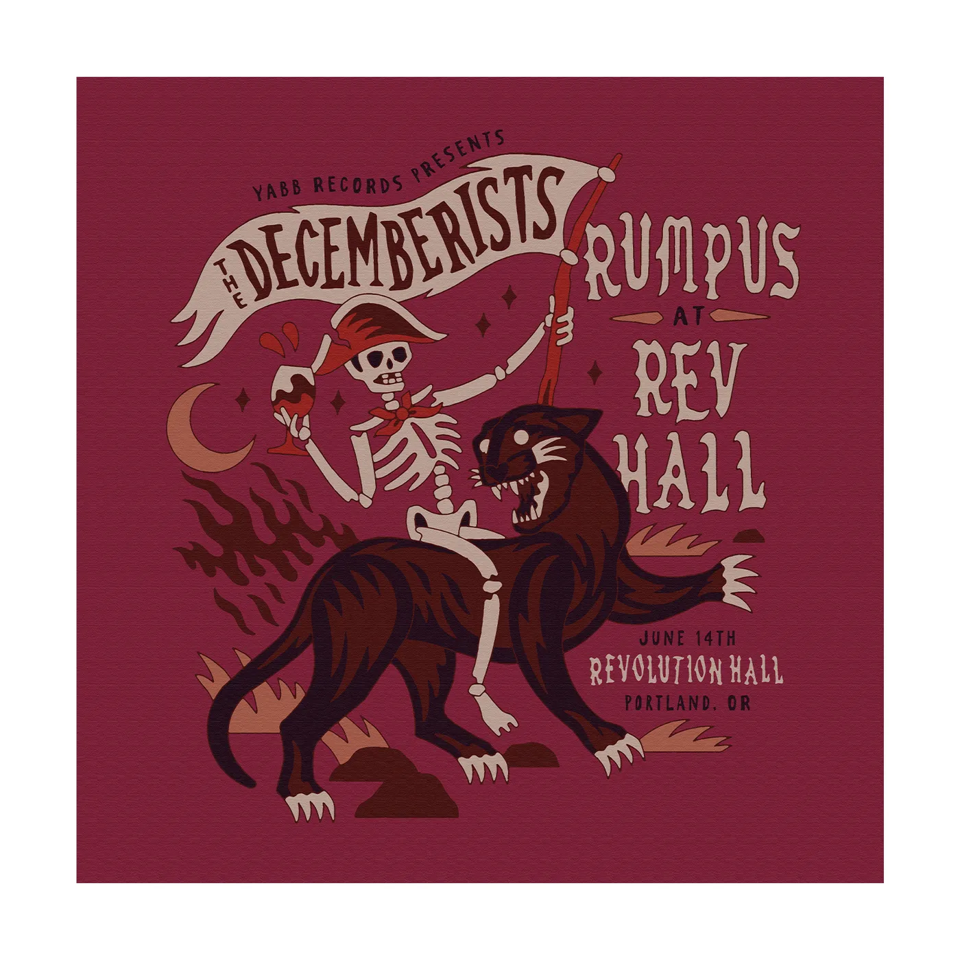 The Decemberists Rumpus at Rev Hall Event Poster