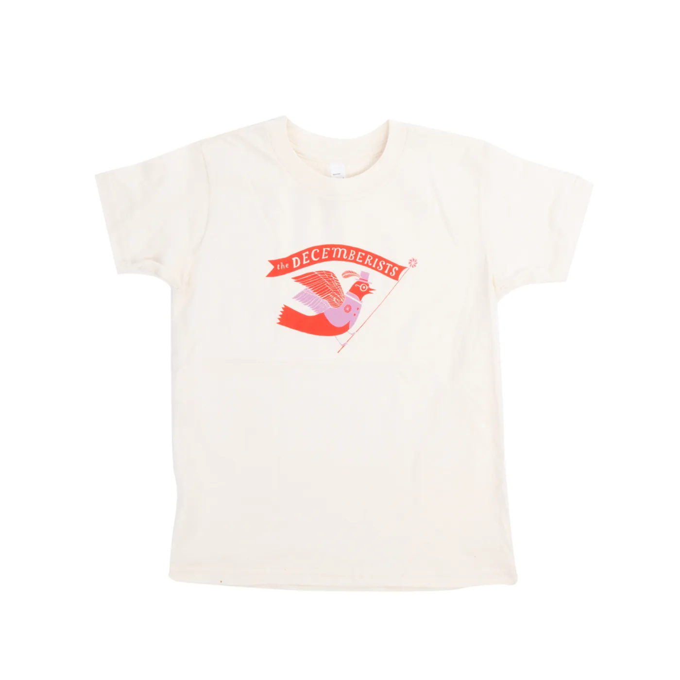 The Decemberists Bird with Banner Youth T-Shirt