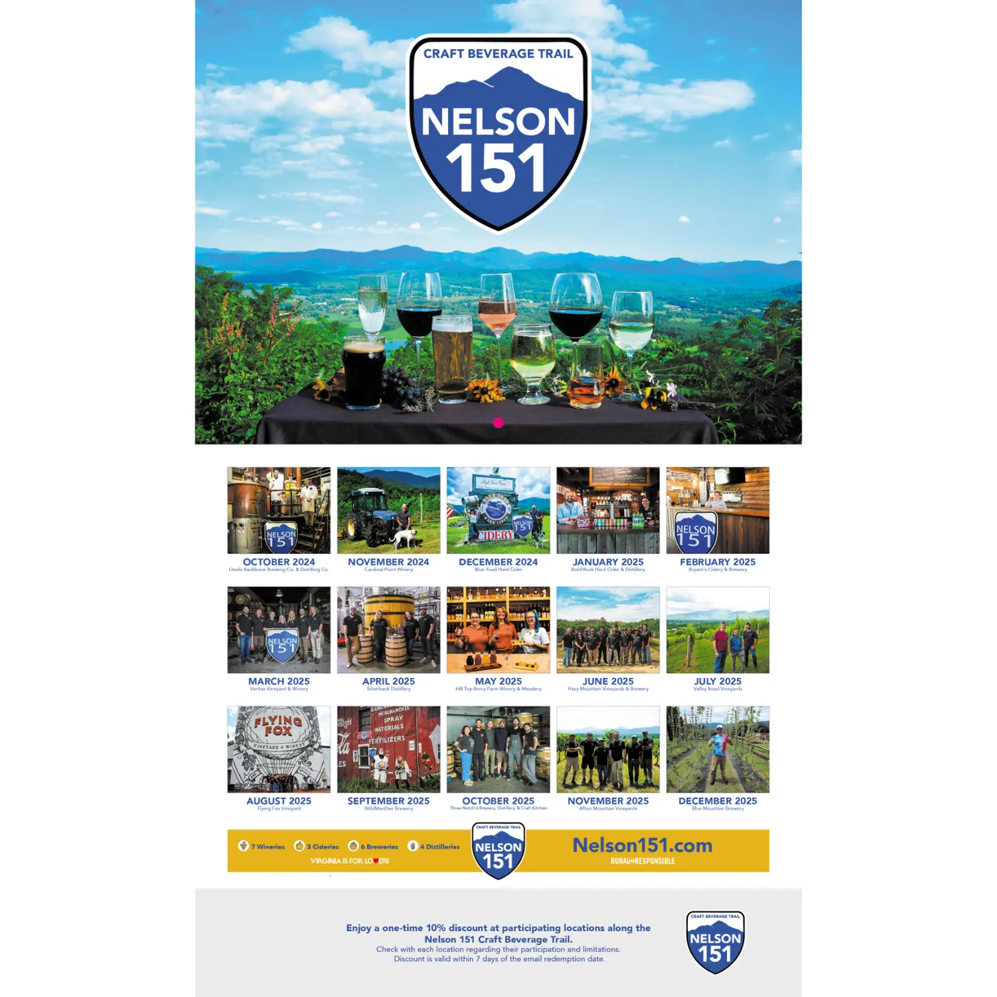 Nelson 151 Calendar