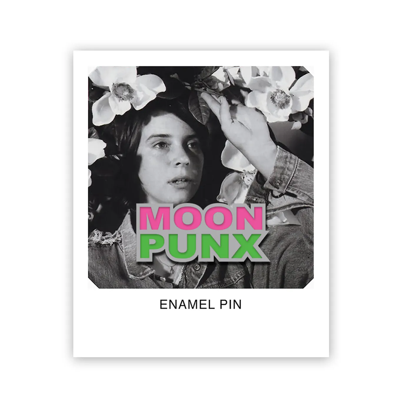 Cat Power Moon Punx Enamel Pin