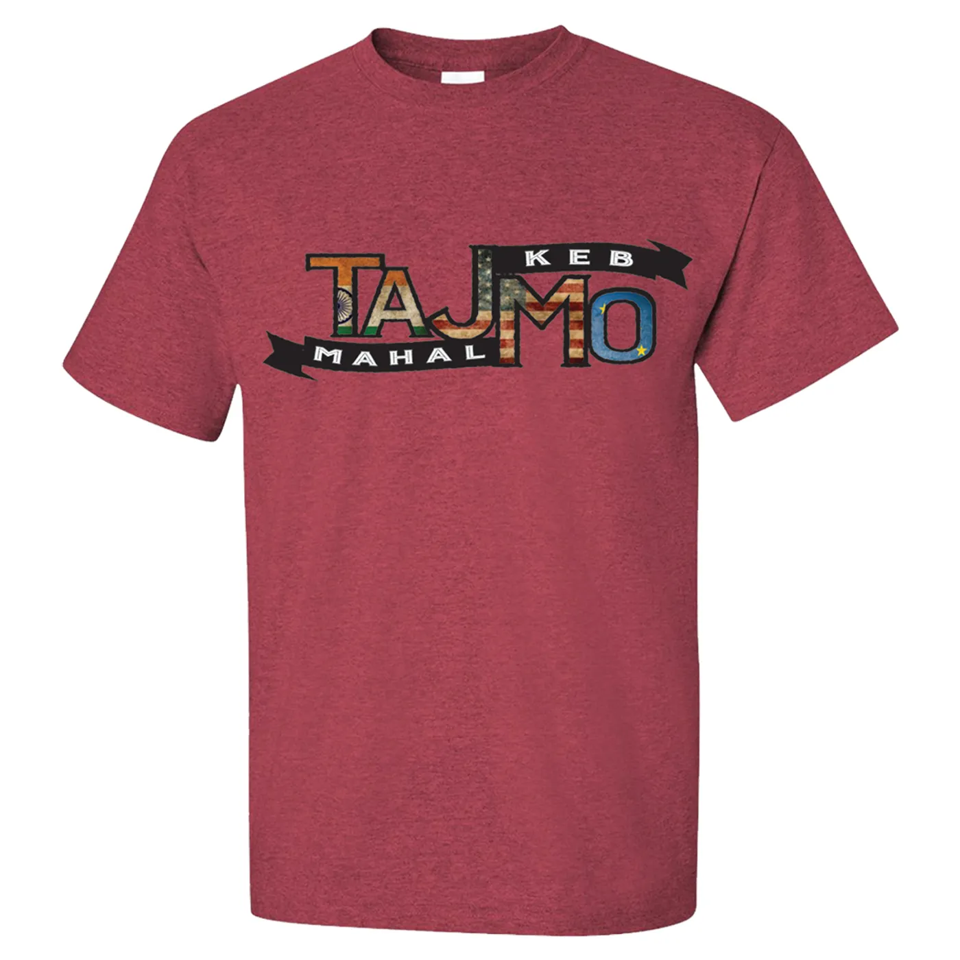 TajMo Heather Cardinal Flag 2017 Tour Tee