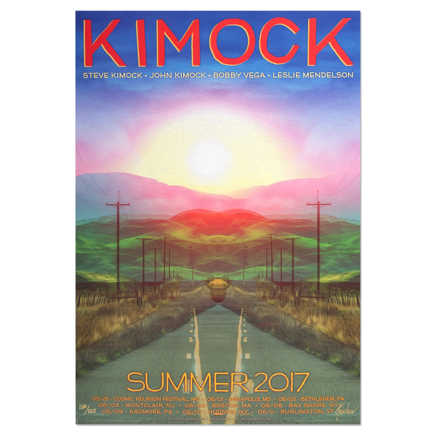 Steve Kimock Kimock Summer 2017 Poster