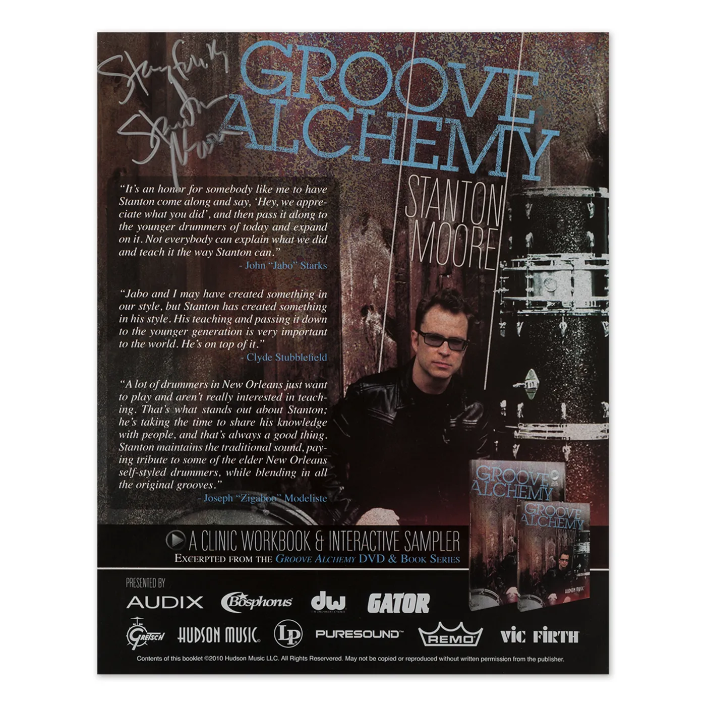 Stanton Moore Signed ‘Groove Alchemy' PASIC Handout