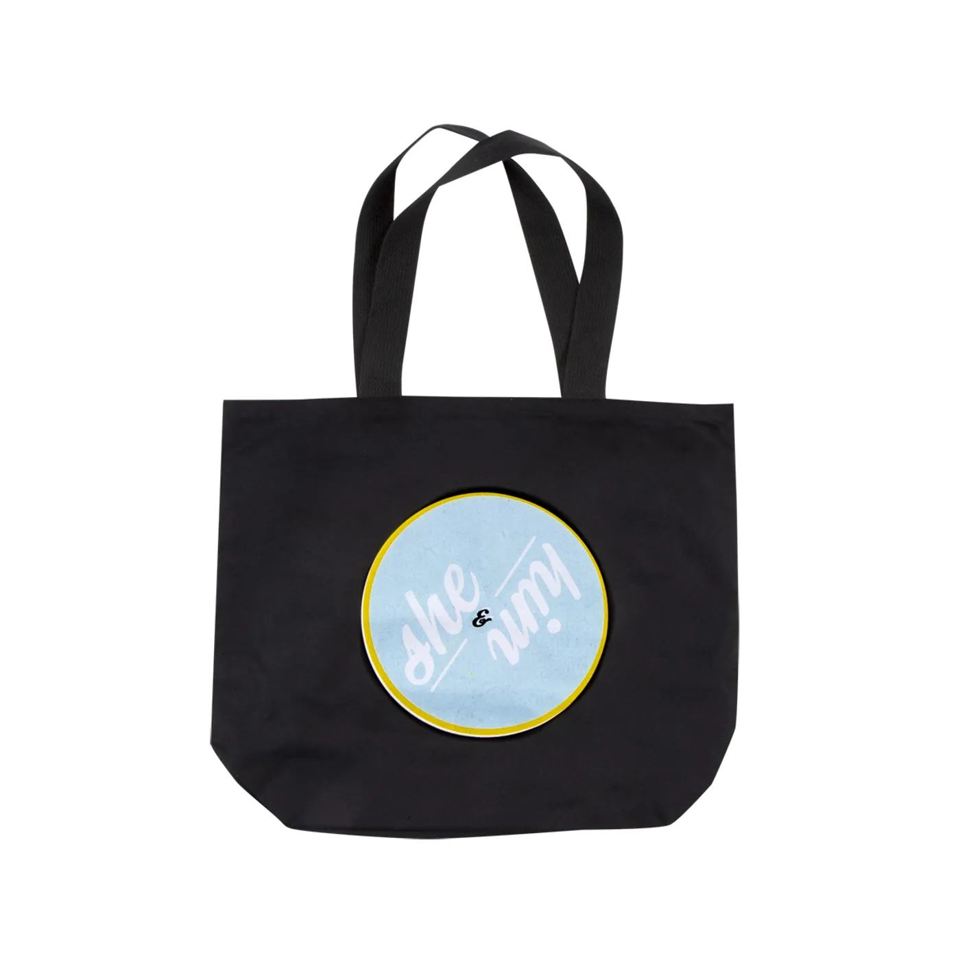 She & Him CIRCLE TOTE BAG BL