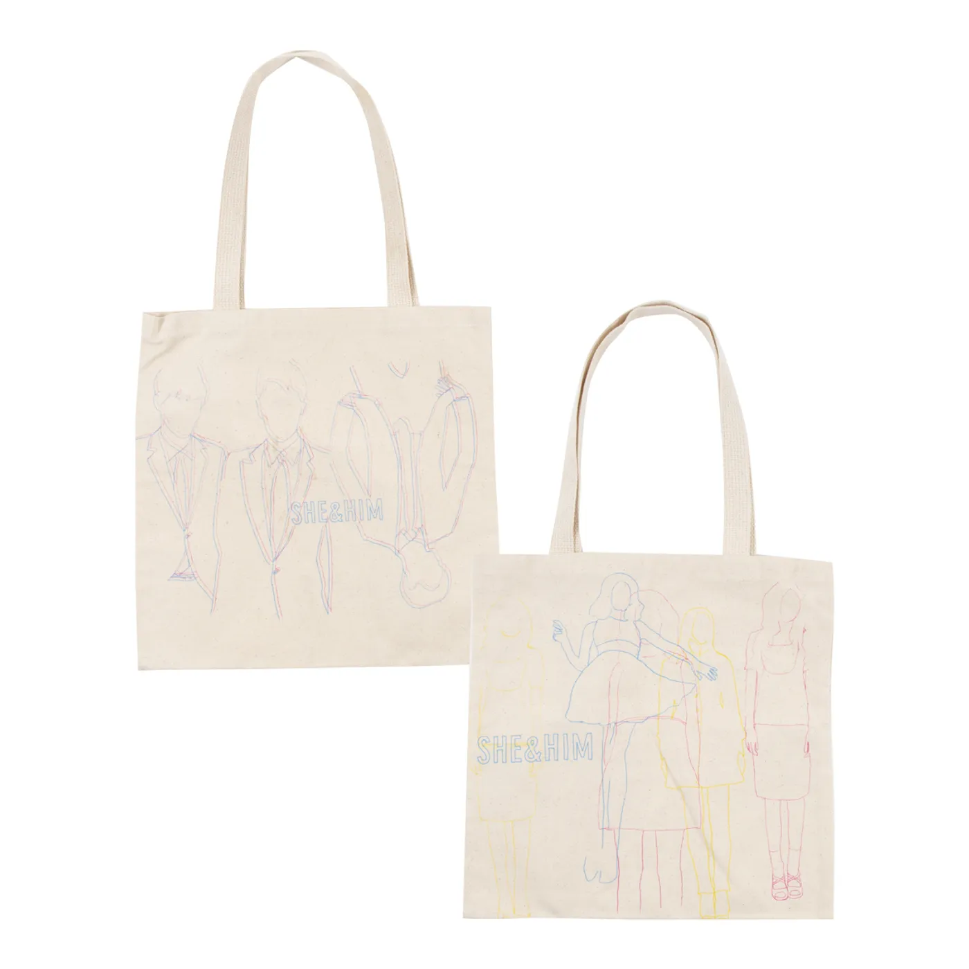 She & Him BOYS AND GIRLS TOTE BAG