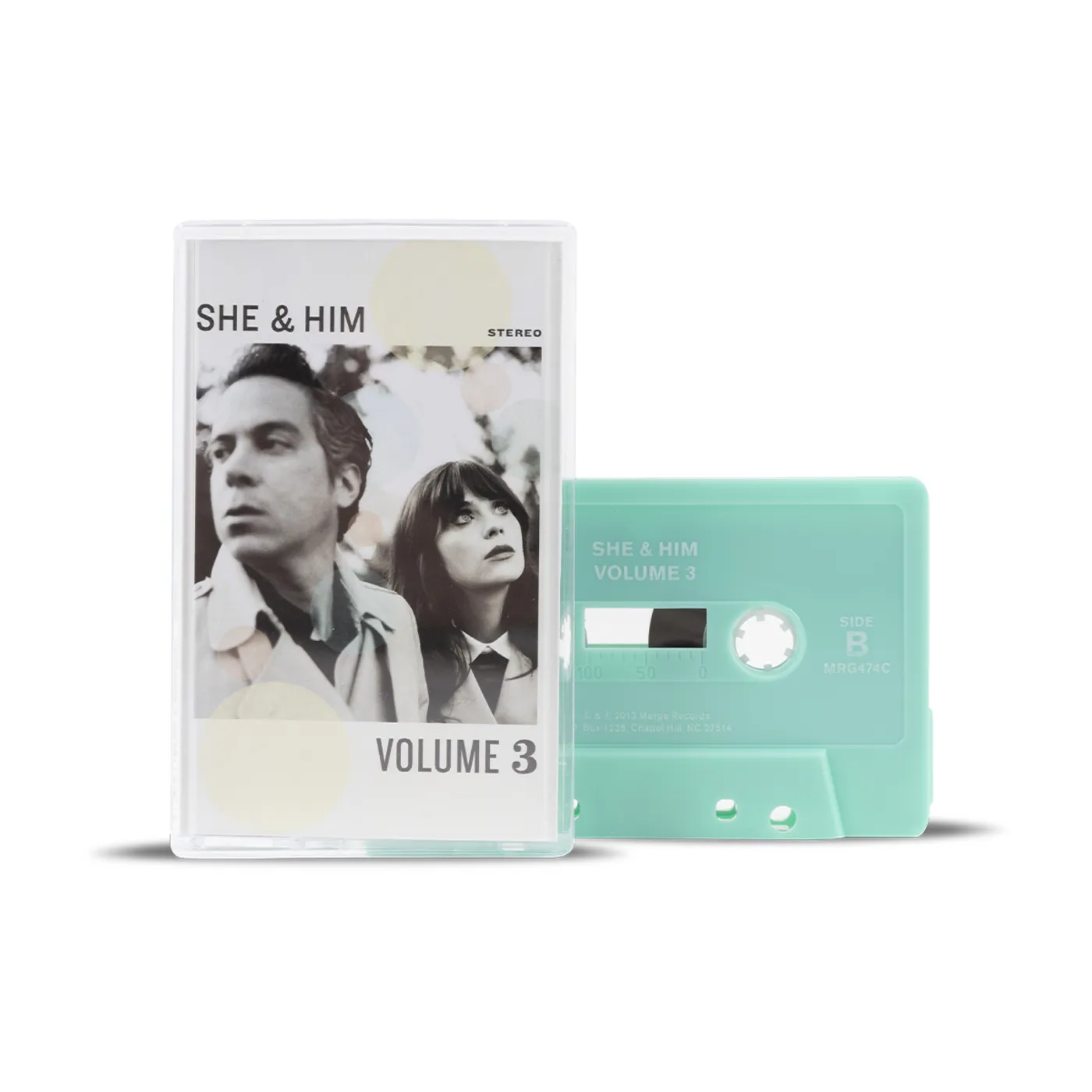 She & Him VOLUME 3 CASSETTE TAPE