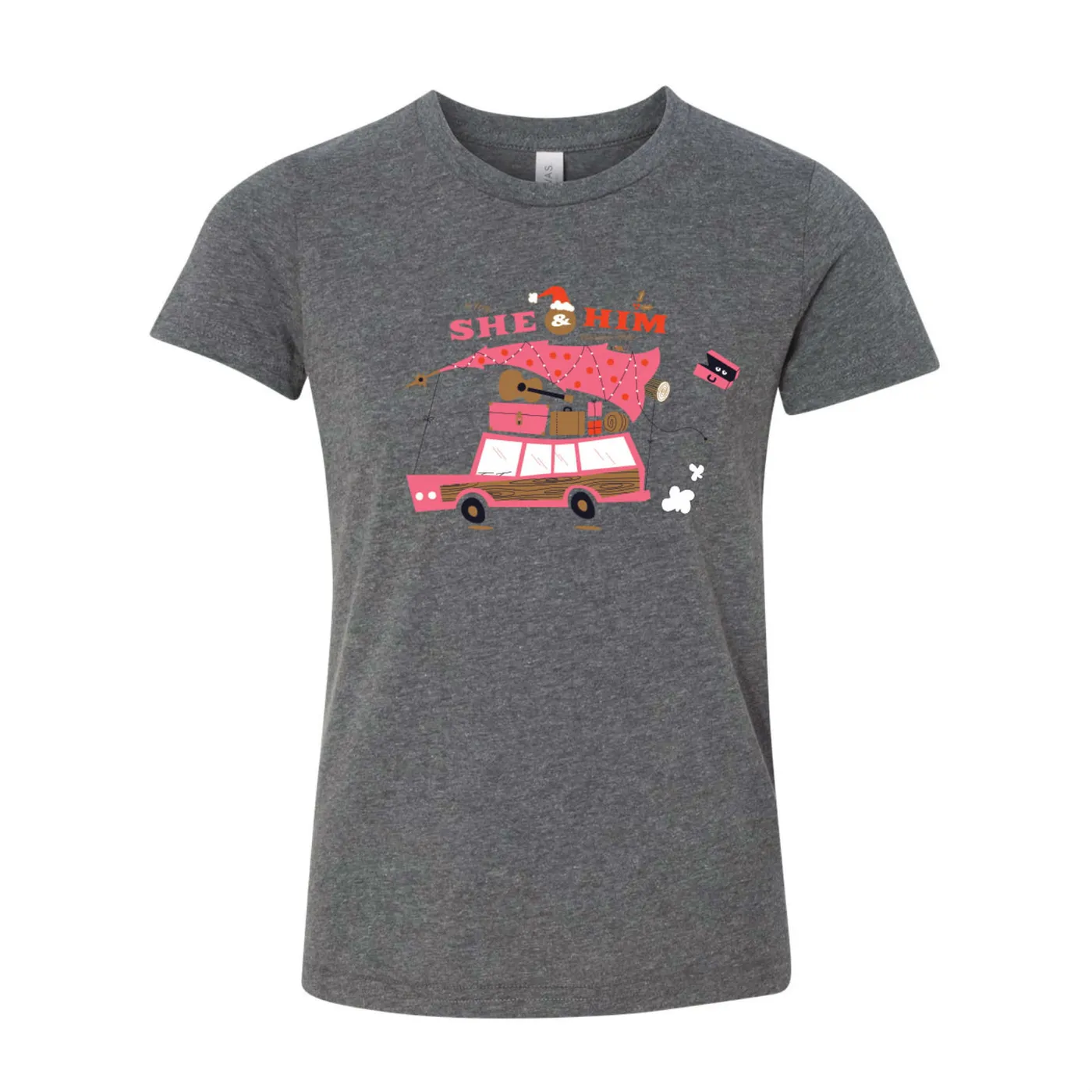 She & Him Holiday Wagon Tee