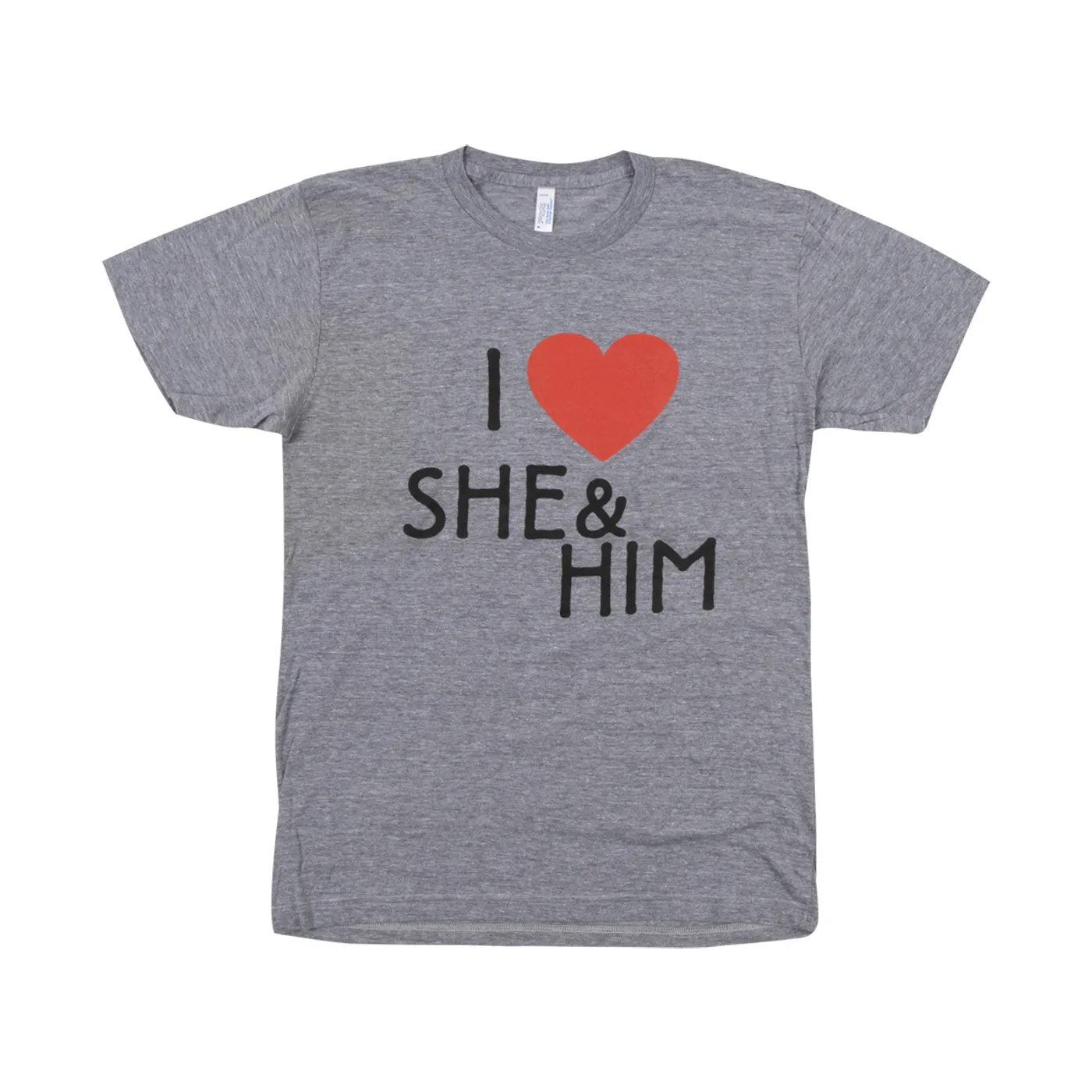 She & Him I HEART MENS T-SHIRT