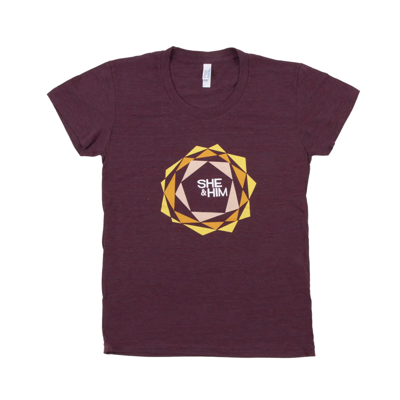 She & Him TRIANGLE SUN T-SHIRT JR HE