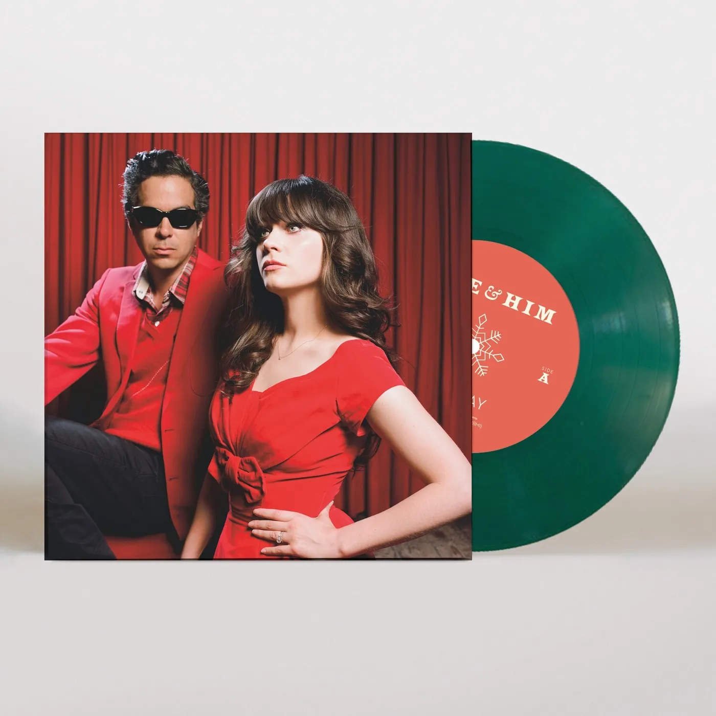 She & Him Holiday b/w Last Christmas 7 inch LP (Vinyl)