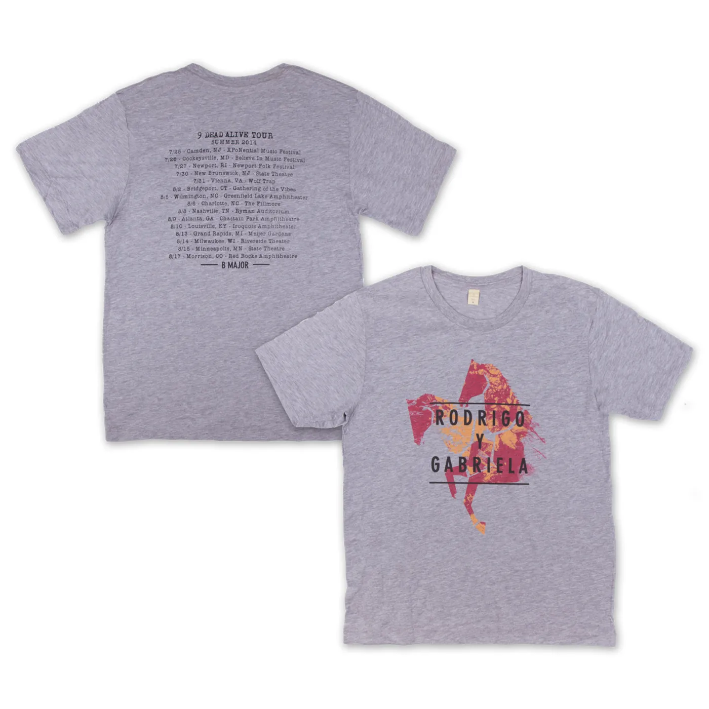 Rodrigo y Gabriela Summer 2014 Tour T-Shirt