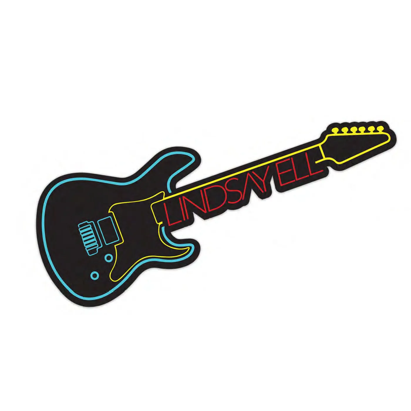 Lindsay Ell Guitar Sticker