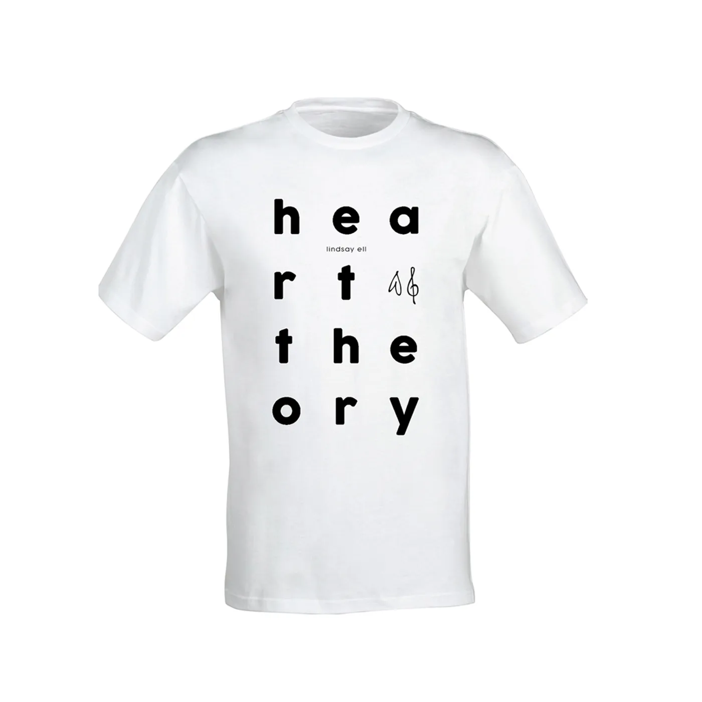 Lindsay Ell heart theory block letter tee