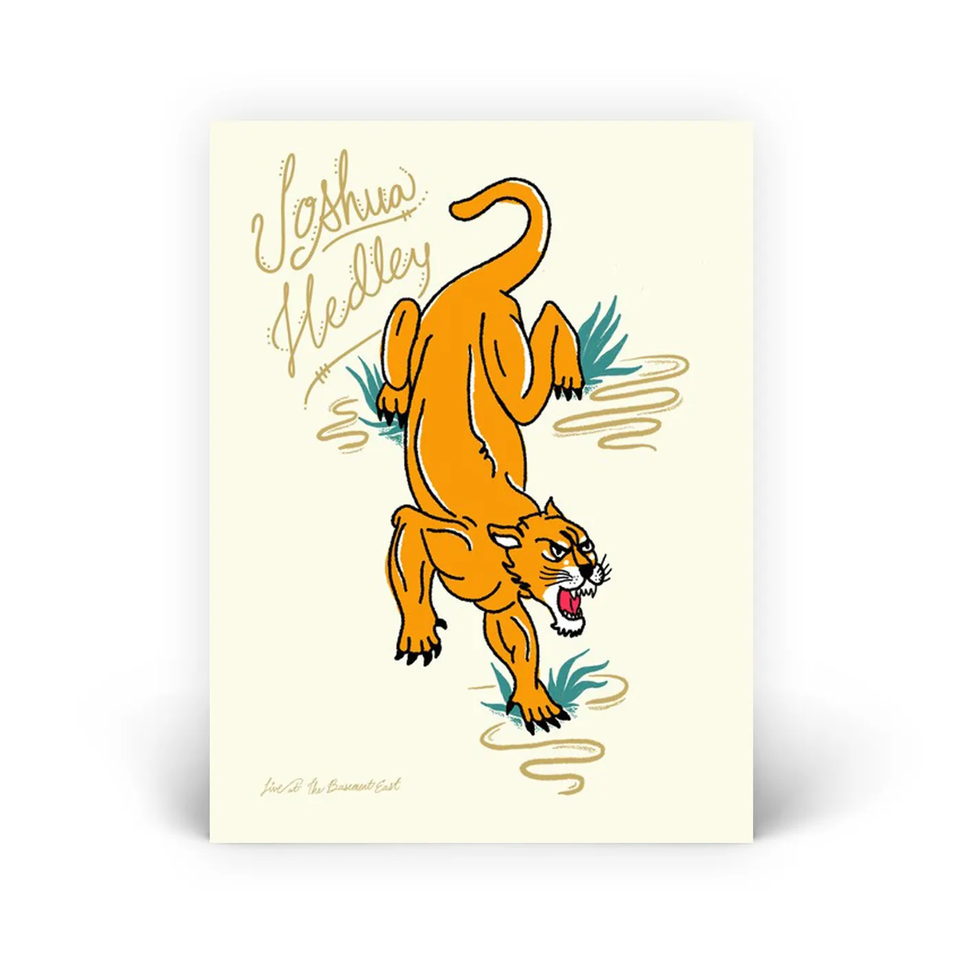 Joshua Hedley - Live at the Basement East Poster