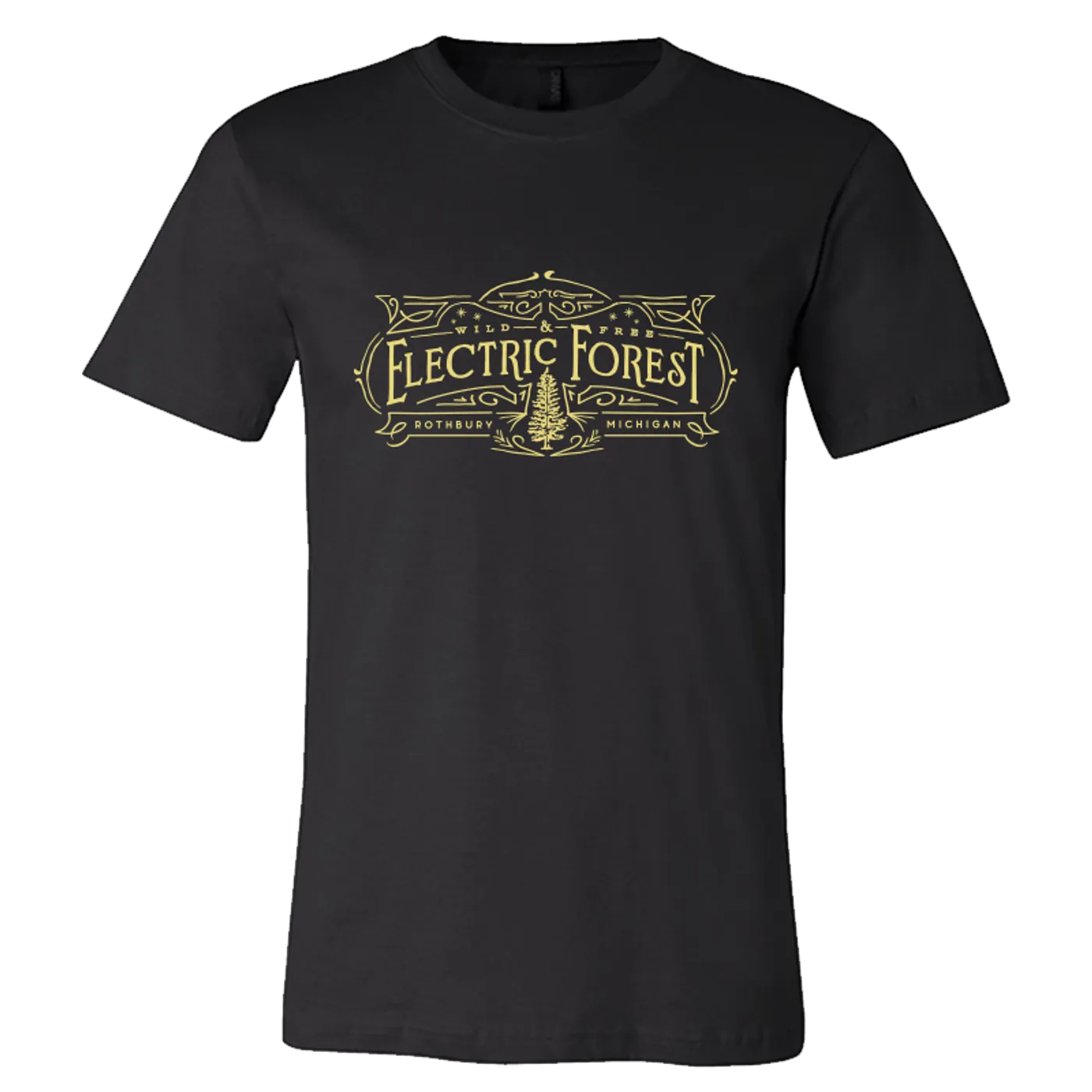 Electric Forest Festival Electric Forest Wild & Free 2017 Artist Lineup Tee