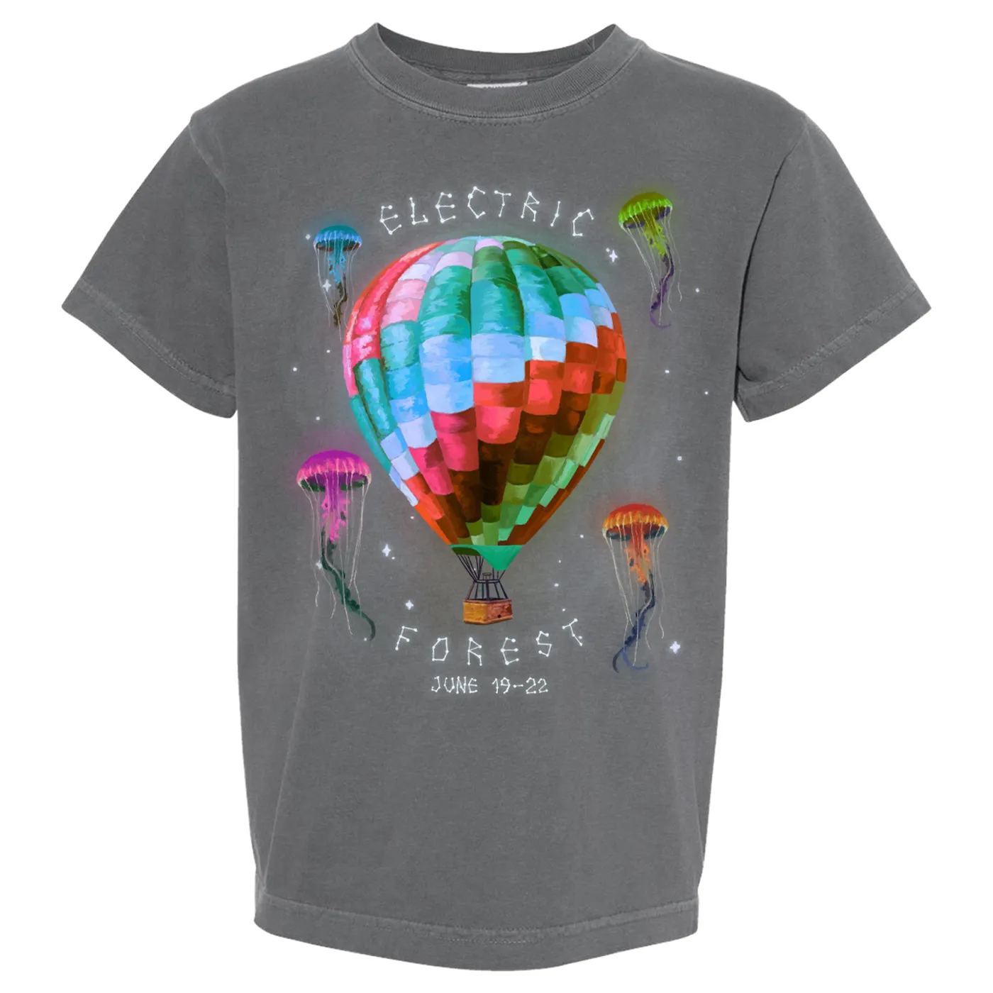 Electric Forest Festival Jellyfish & Balloons - Line-up Tee